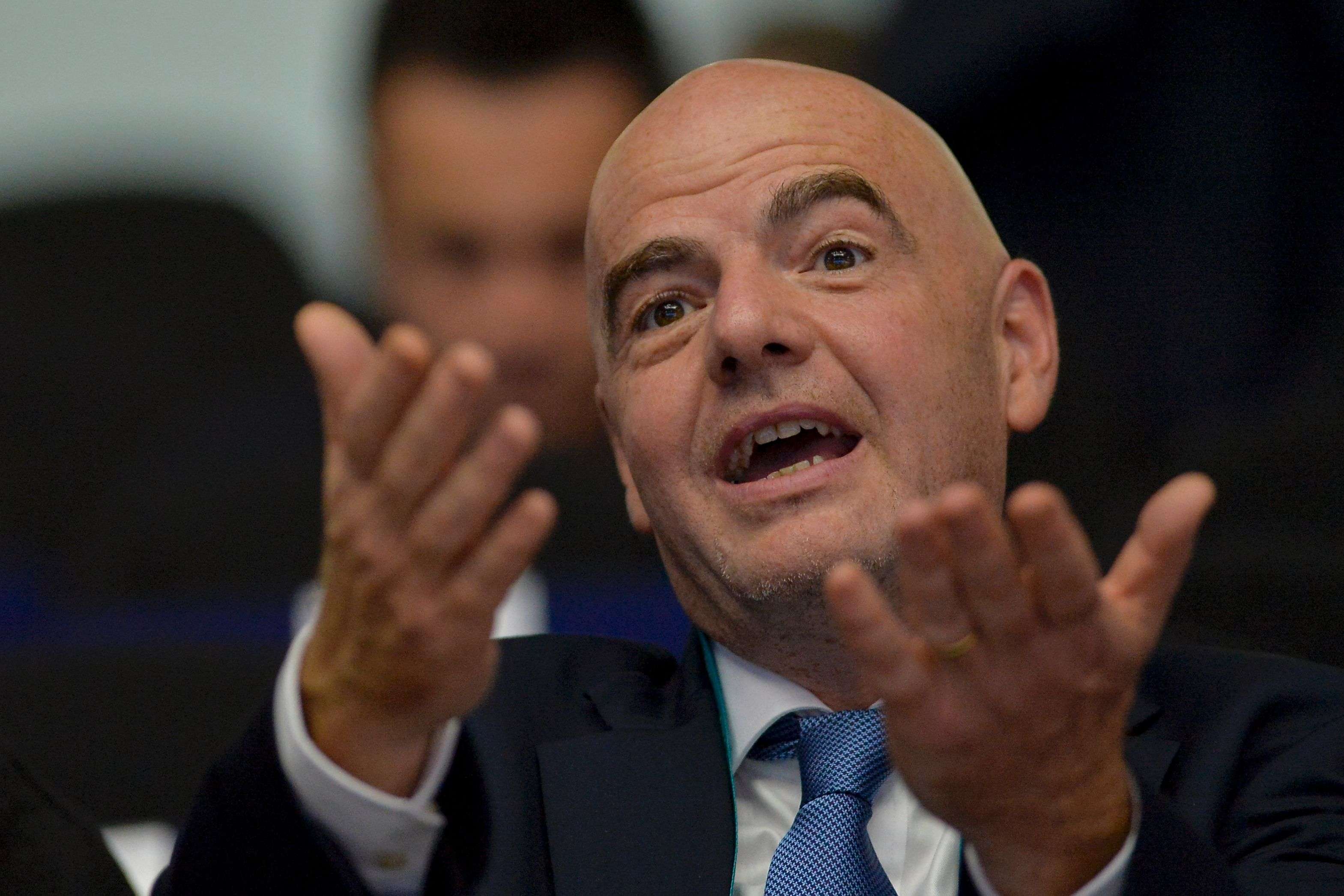 Will Fifa president Gianni Infantino hand over the 2026 World Cup to China? Photo: AFP