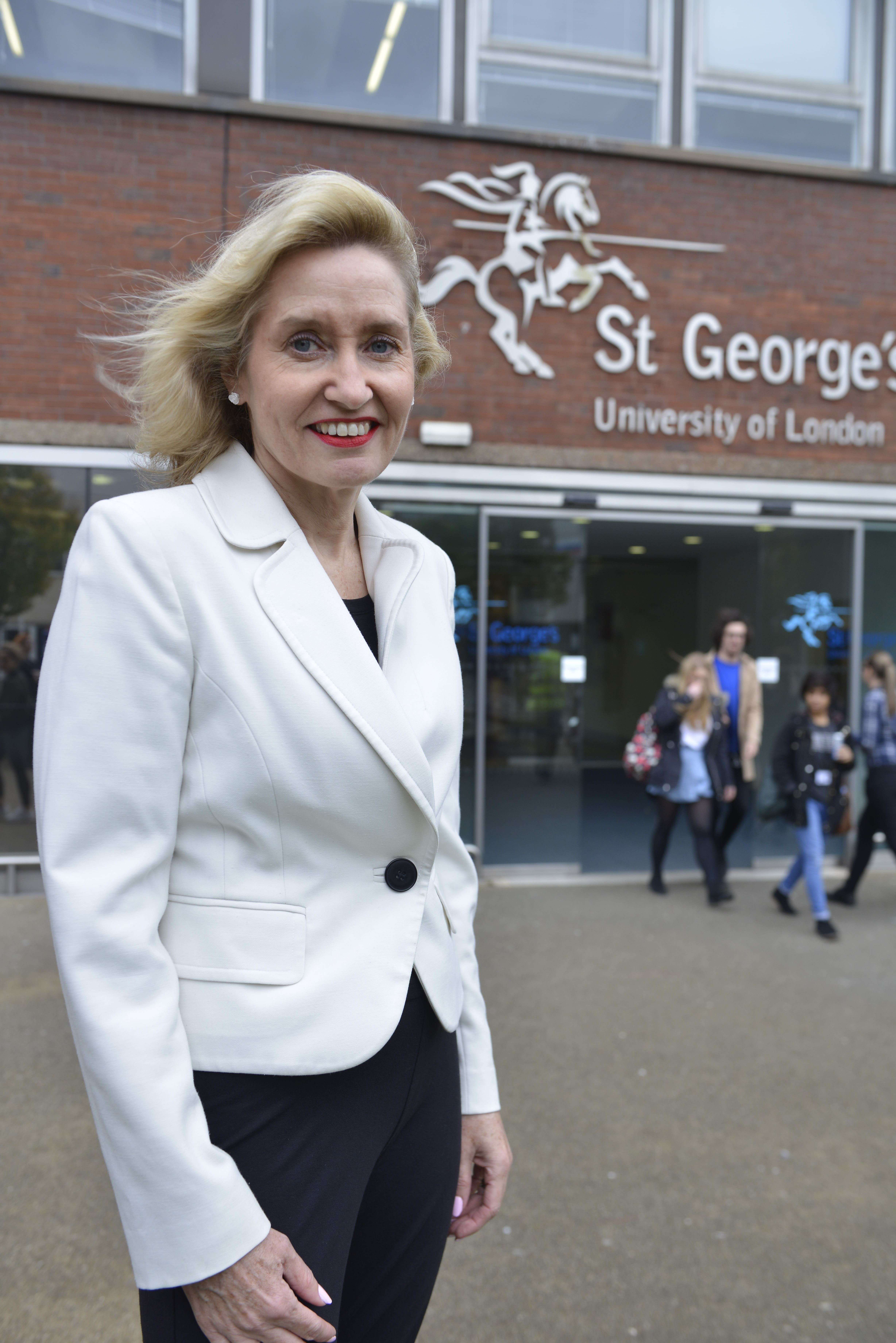 Professor Jenny Higham, principal, St George’s, University of London