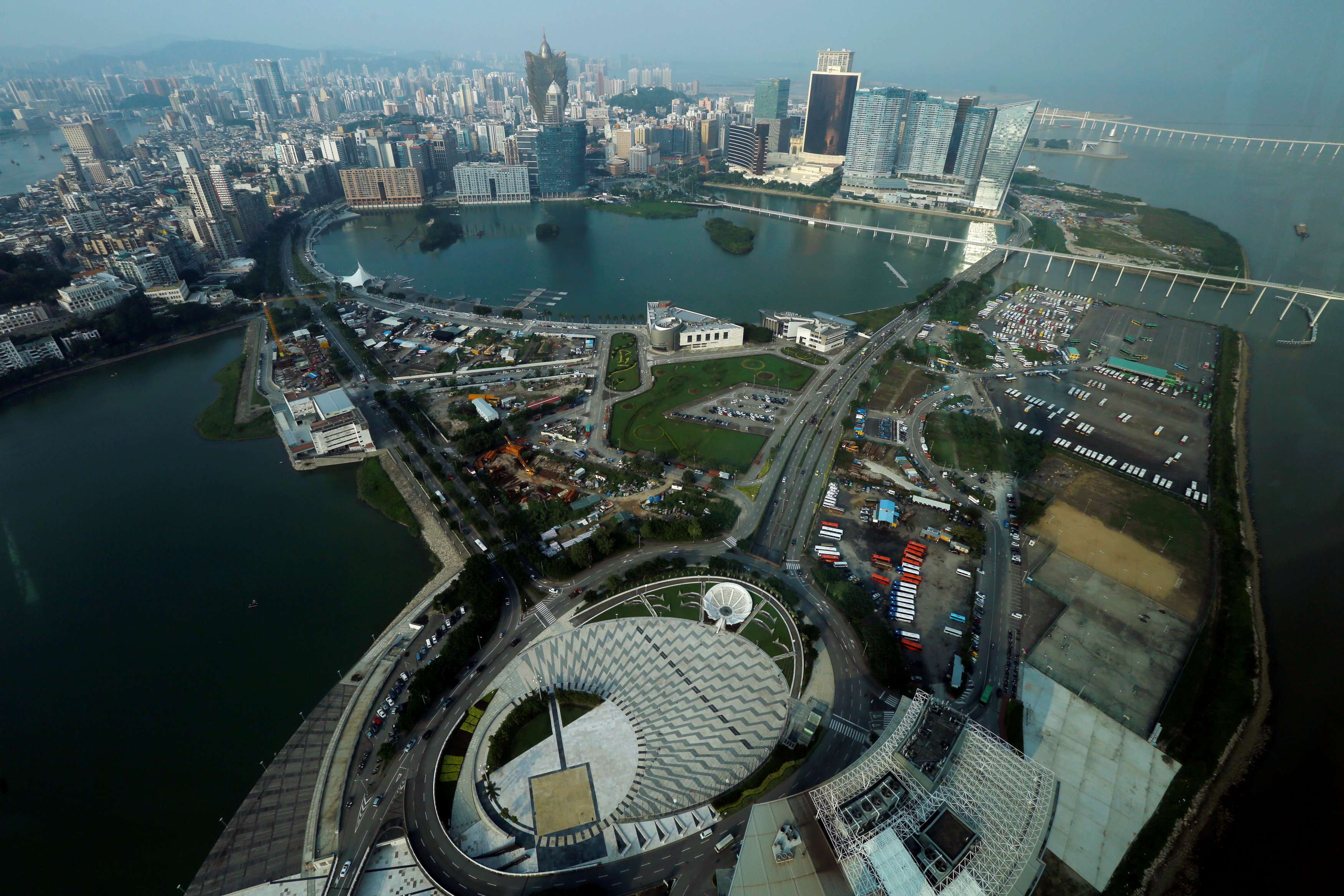 A general view of the Macau peninsula, on October 8 last year. One non-gaming initiative for Macau to diversify its economy is to become a “smart city”, using big data to reconfigure transportation, tourism, medical and government service systems. Photo: Reuters