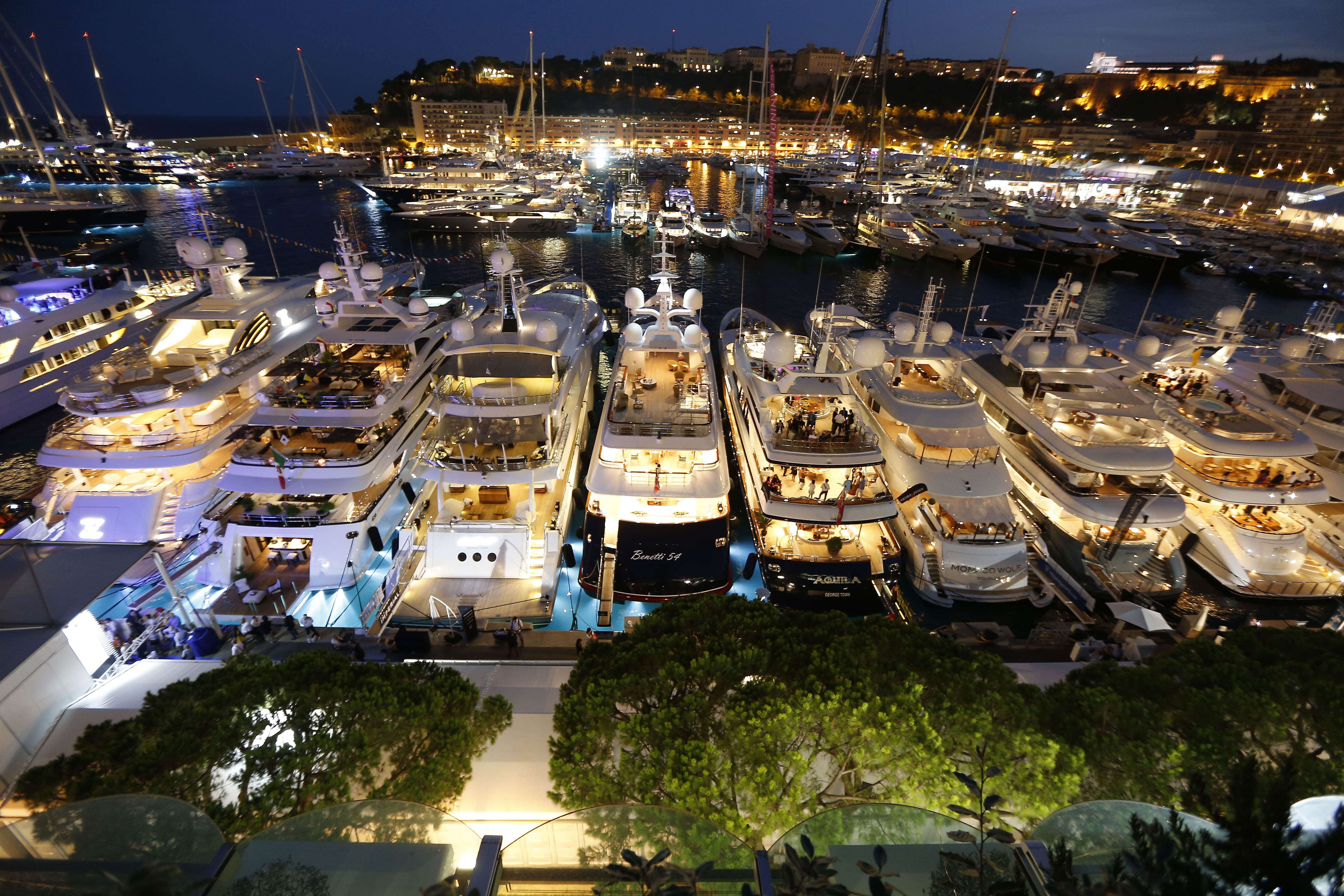 Luxury yachts pictured at The Monaco Yacht Show. Such symbols of economic success are celebrated in the US, whereas Beijing has cracked down on extravagant displays of wealth. Photo: AFP