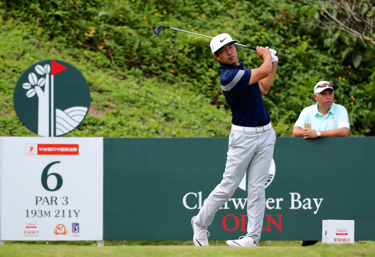 Alex Kang during the third round. Photo: SCMP Pictures