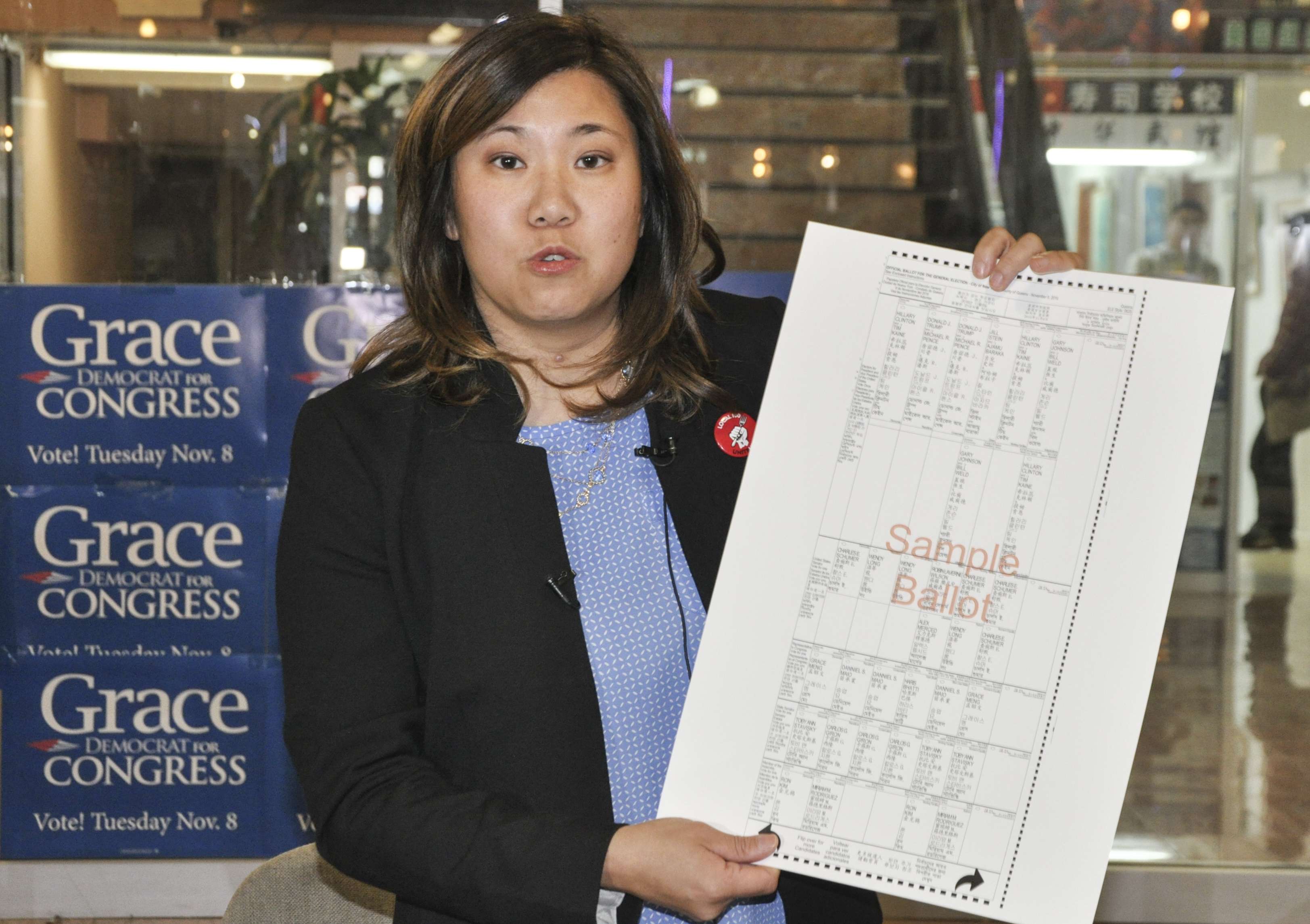 Grace Meng says getting out the vote is key to banishing stereotypes