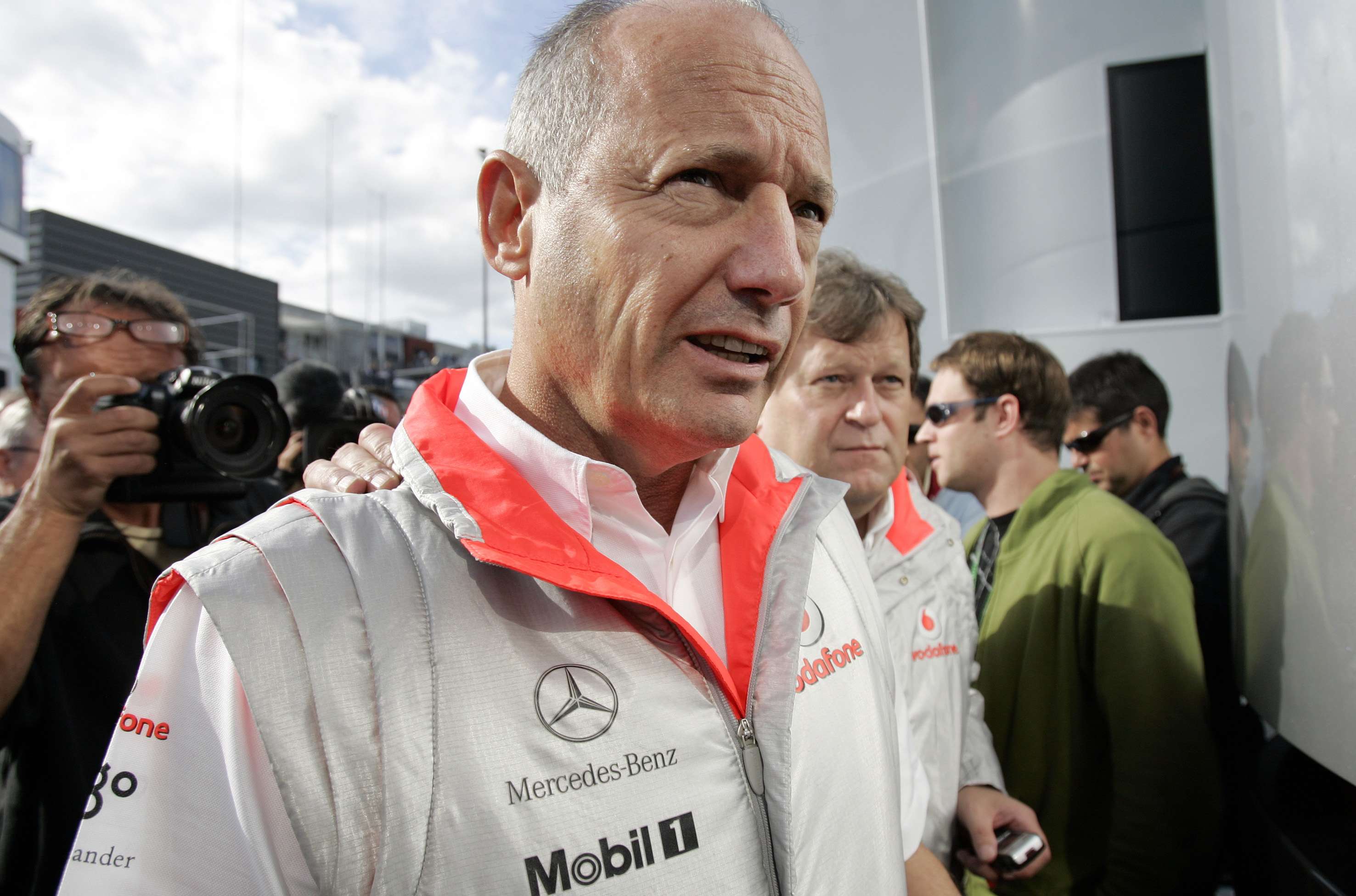 McLaren Mercedes team manager Ron Dennis . (AP Photo/Bas Czerwinski)