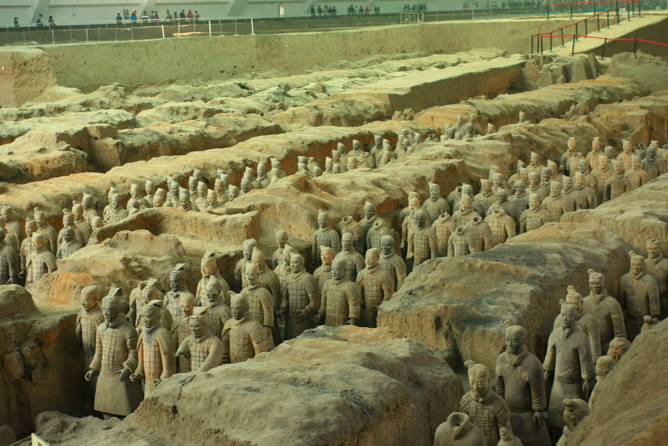 The famous Terracotta warrior sare among the many treasures from the ancient world in Xian. Photo: ImagineChina