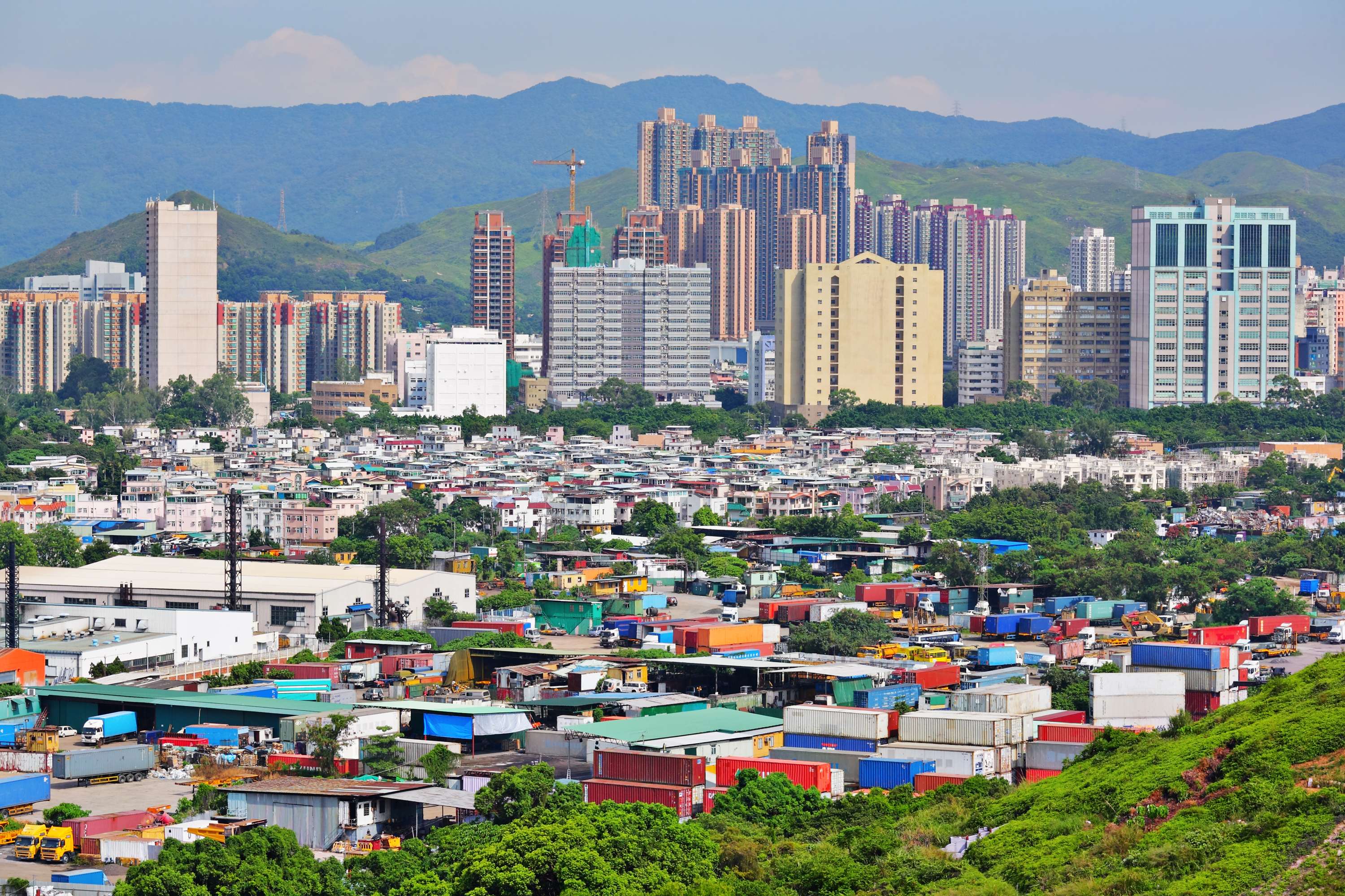 The controversial housing project is in Wang Chau, Yuen Long. Photo: Shutterstock