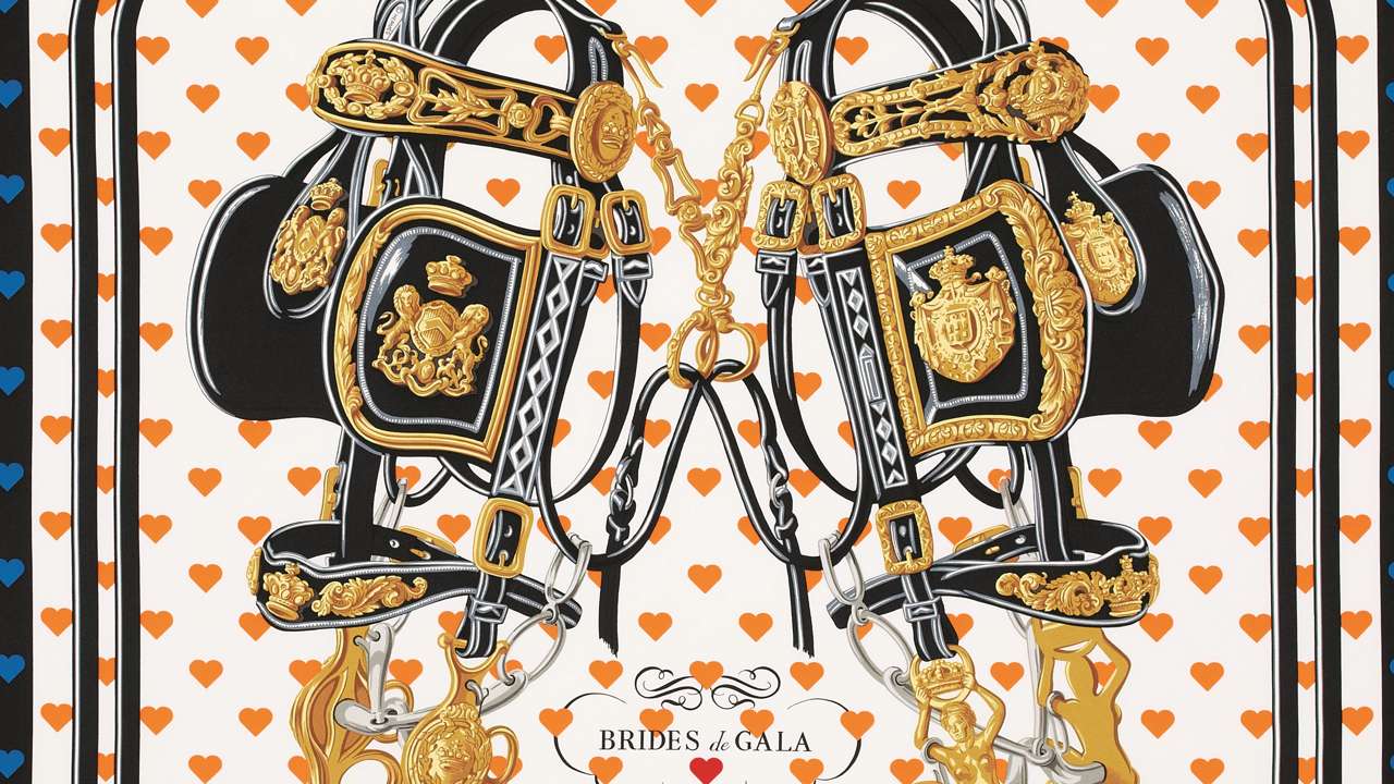Hermès introduces limited-edition Brides de Gala LOVE scarf