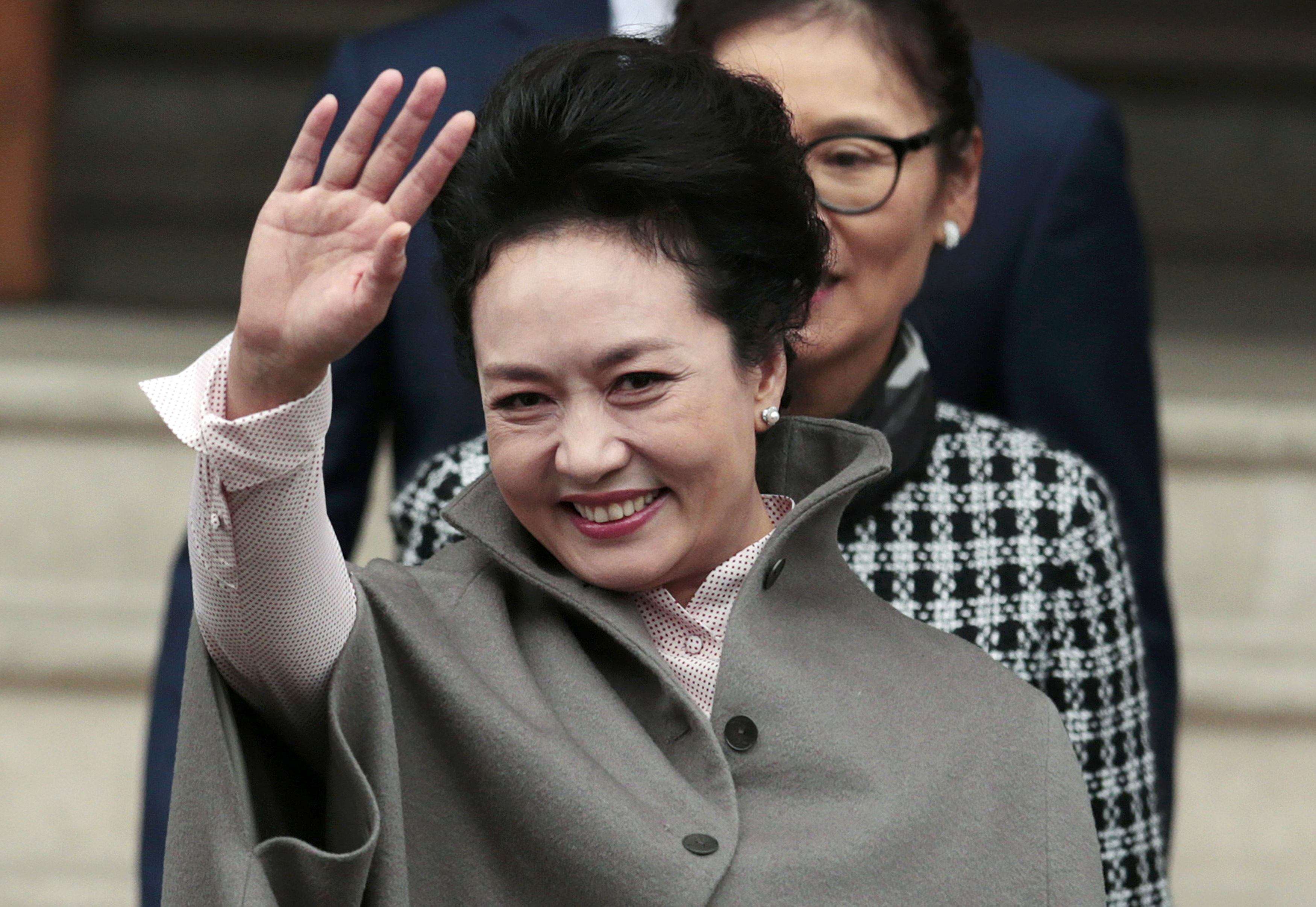China’s first lady Peng Liyuan pictured during President Xi Jinping’s state visit to Britain last year. Photo: Reuters