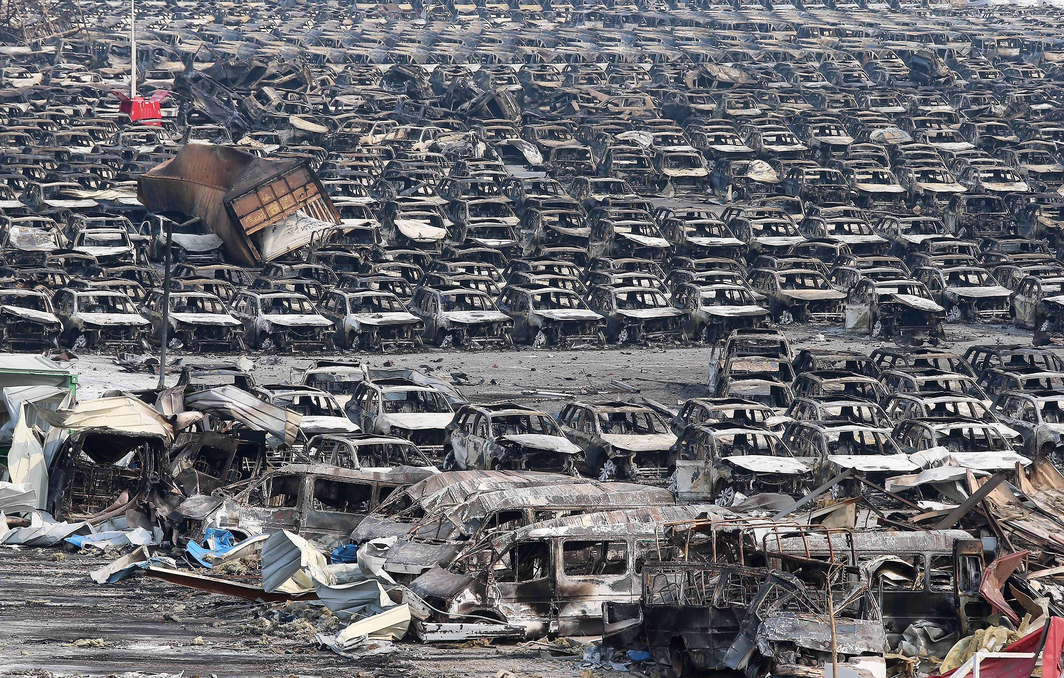 Twin blasts at a chemical storage facility in Tianjin last year killed 173 people and left nearly 800 injured. Photo: SCMP Pictures