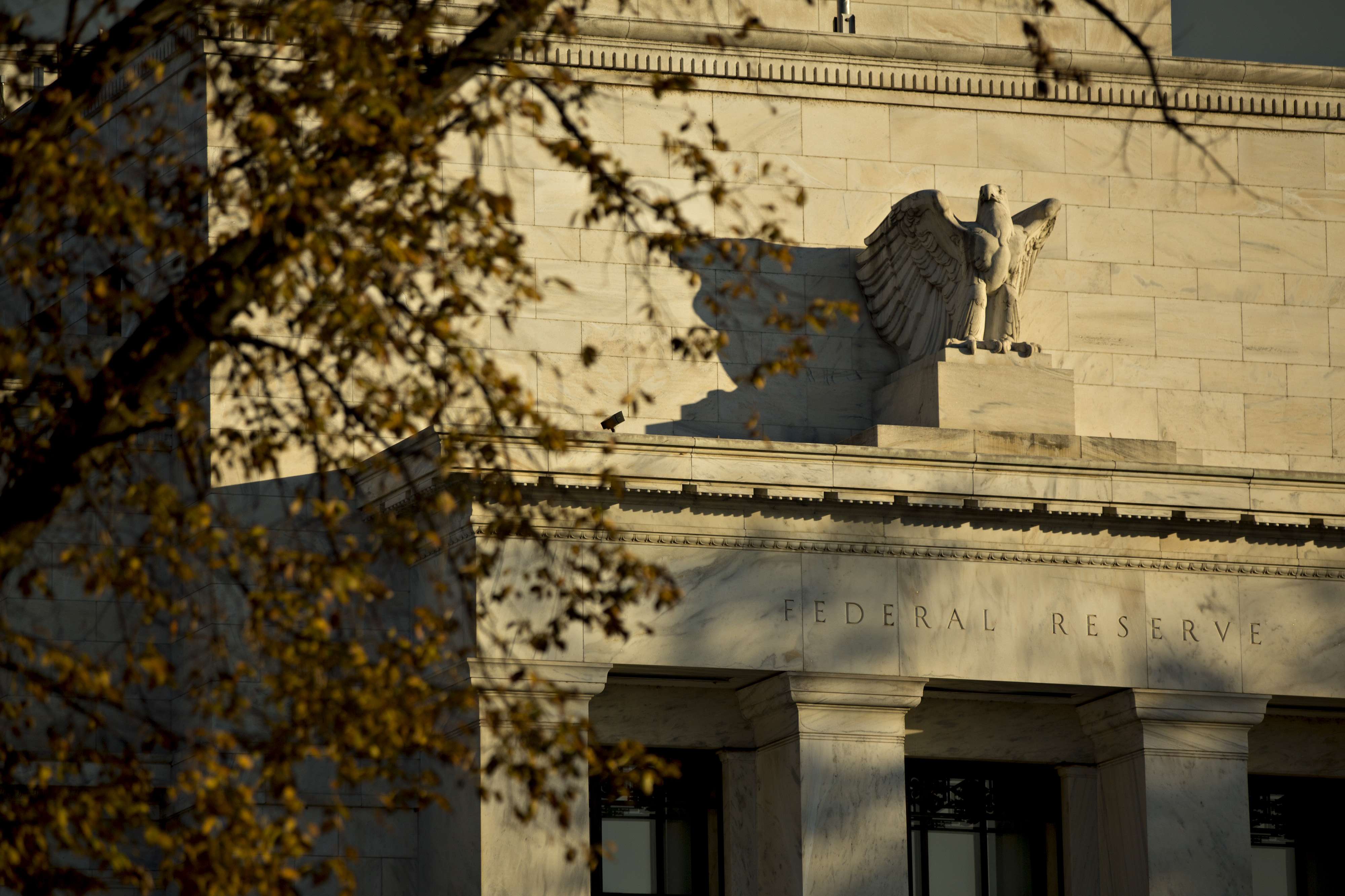 The facade of the Federal Reserve building in Washington, D.C. Photo: Bloomberg