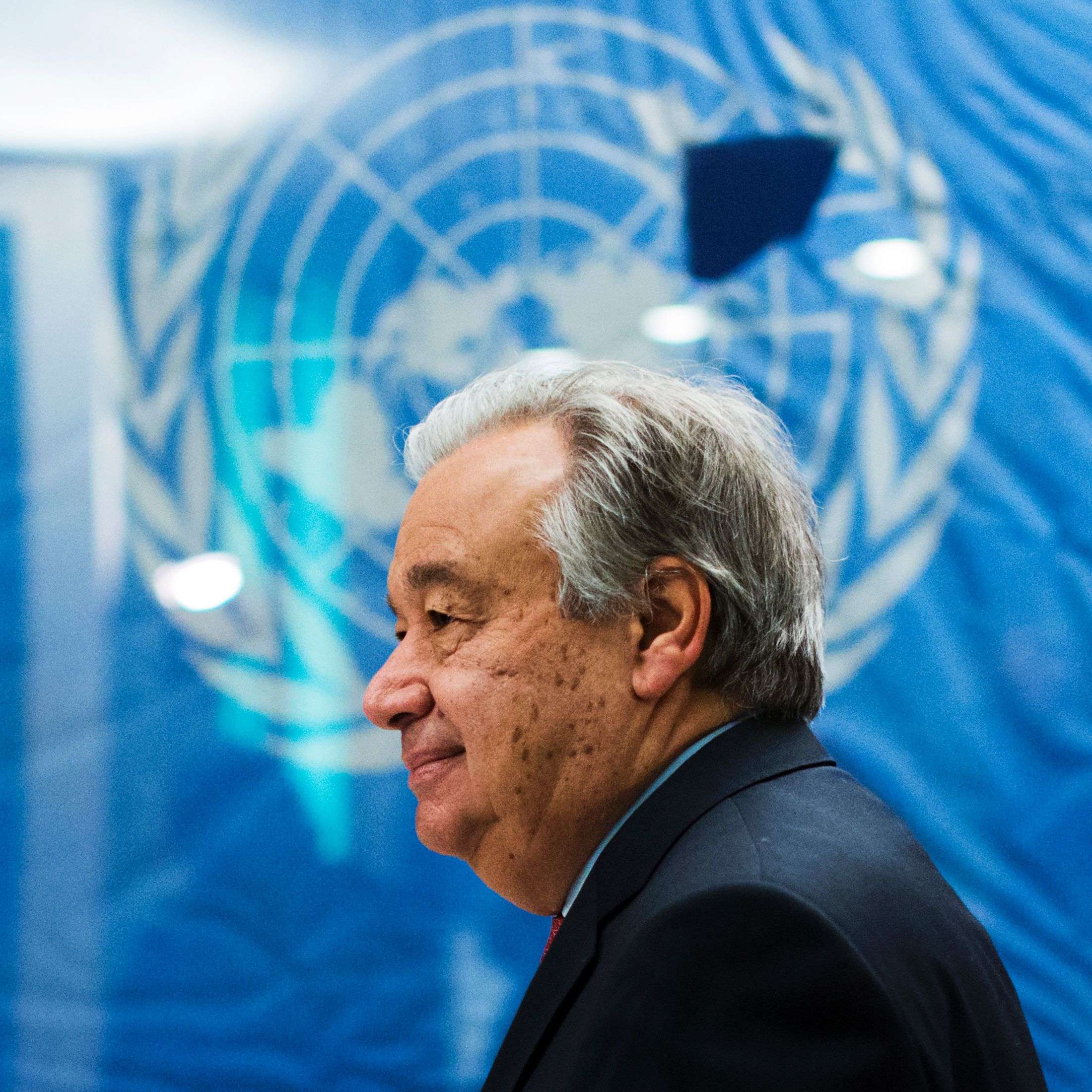 United Nations Secretary-General Antonio Guterres, took part in a ceremony to honour UN employees killed in the line of duty at UN headquarters on January 3, 2017 in New York. Photo: AFP
