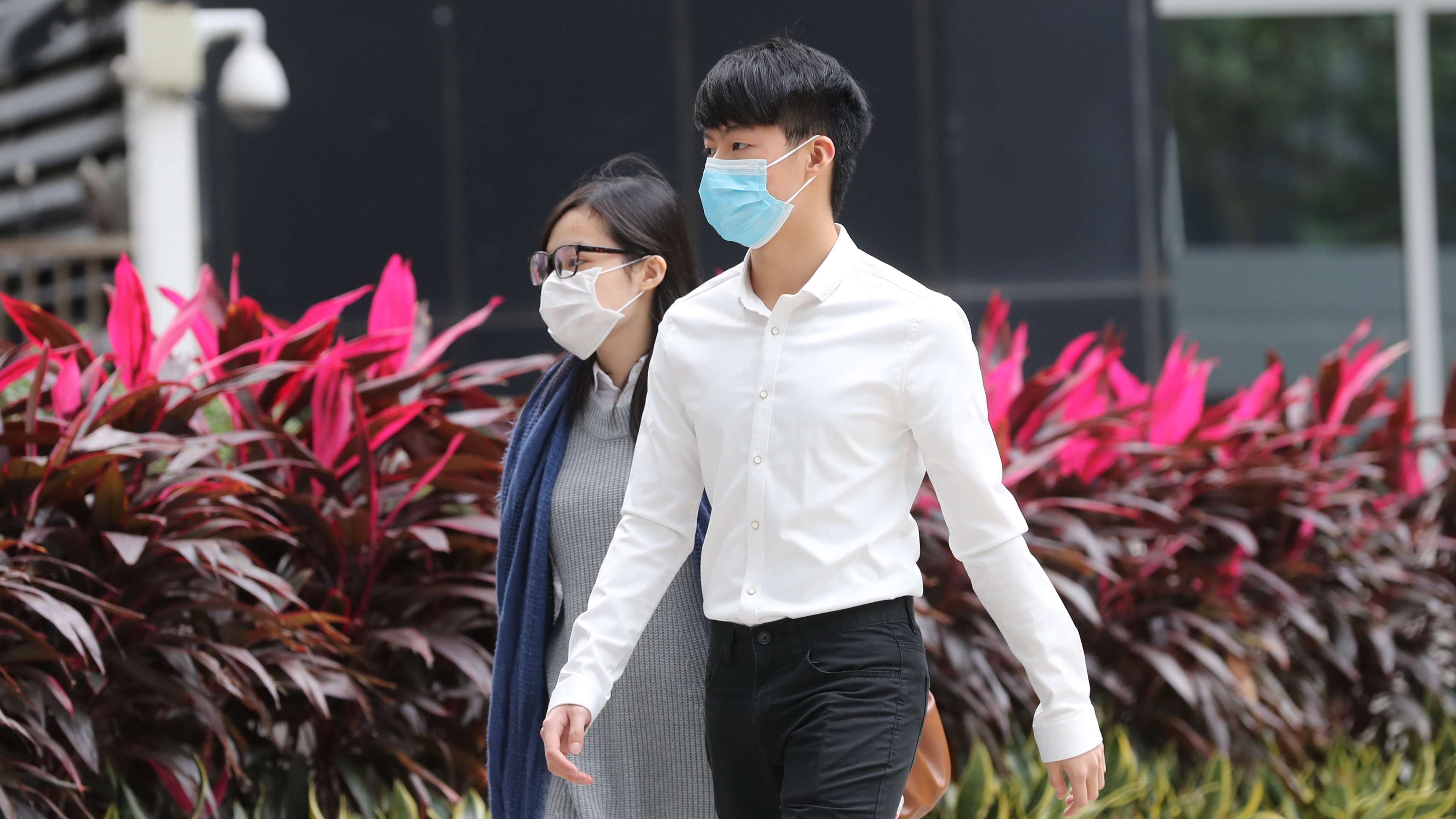 Ip Cheuk-yin arrives at the District Court in Wan Chai. Photo: Edward Wong