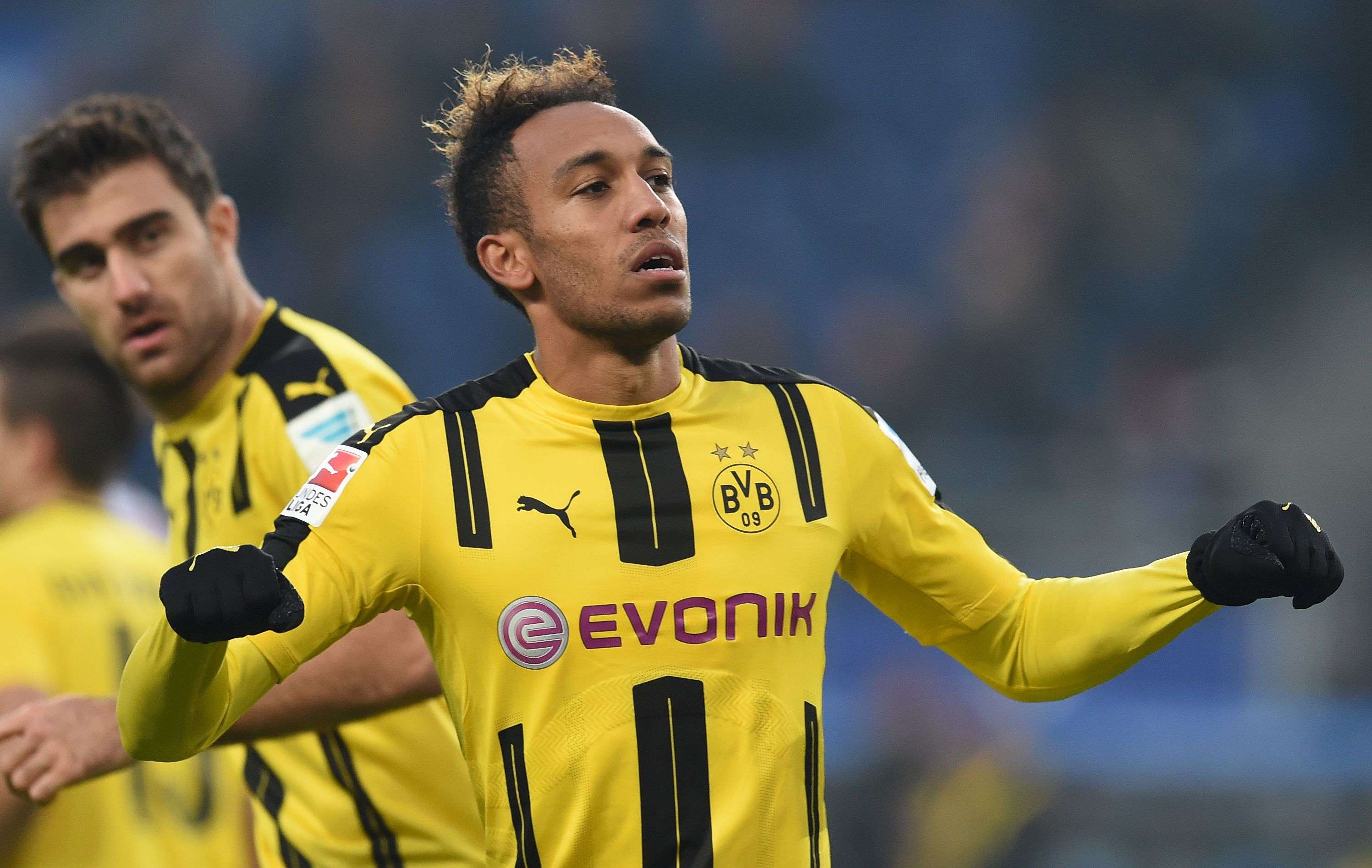 Borussia Dortmund and Gabon star Pierre-Emerick Aubameyang will lead the line for his country when they host the 2017 Africa Cup of Nations. Photo: AFP