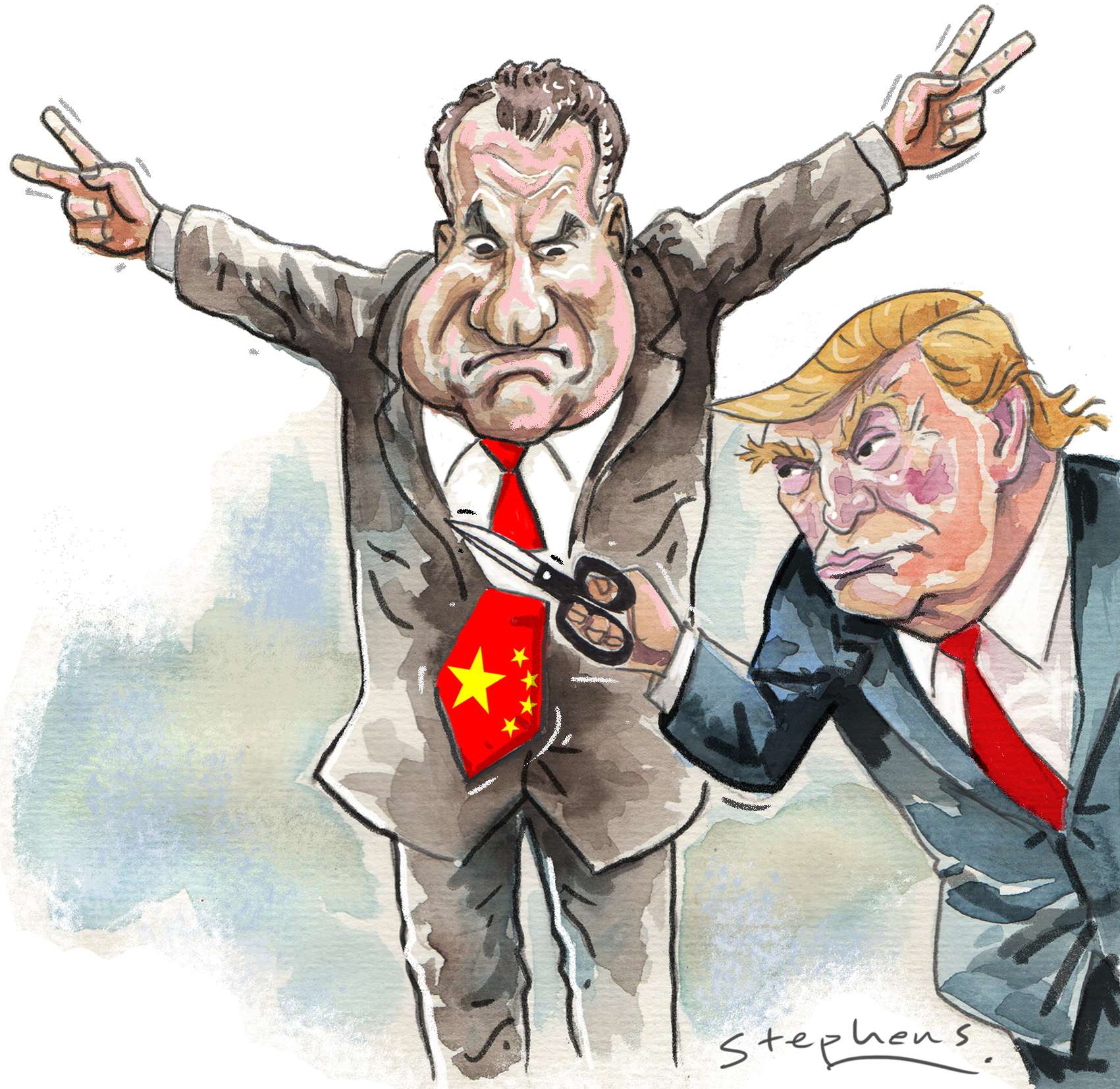 Jean-Pierre Lehmann says the contrasting fortunes of the two nations since Nixon’s landmark 1972 visit bring home the challenges of a Trump presidency