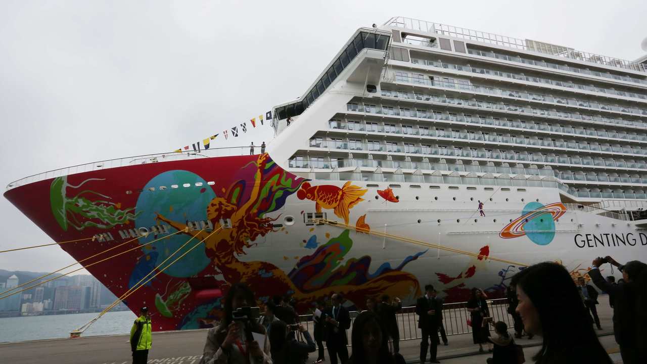 The Genting Dream boasts 18 decks and a capacity of 3,400 guests and 2,000 crew members. Photo: Jonathan Wong