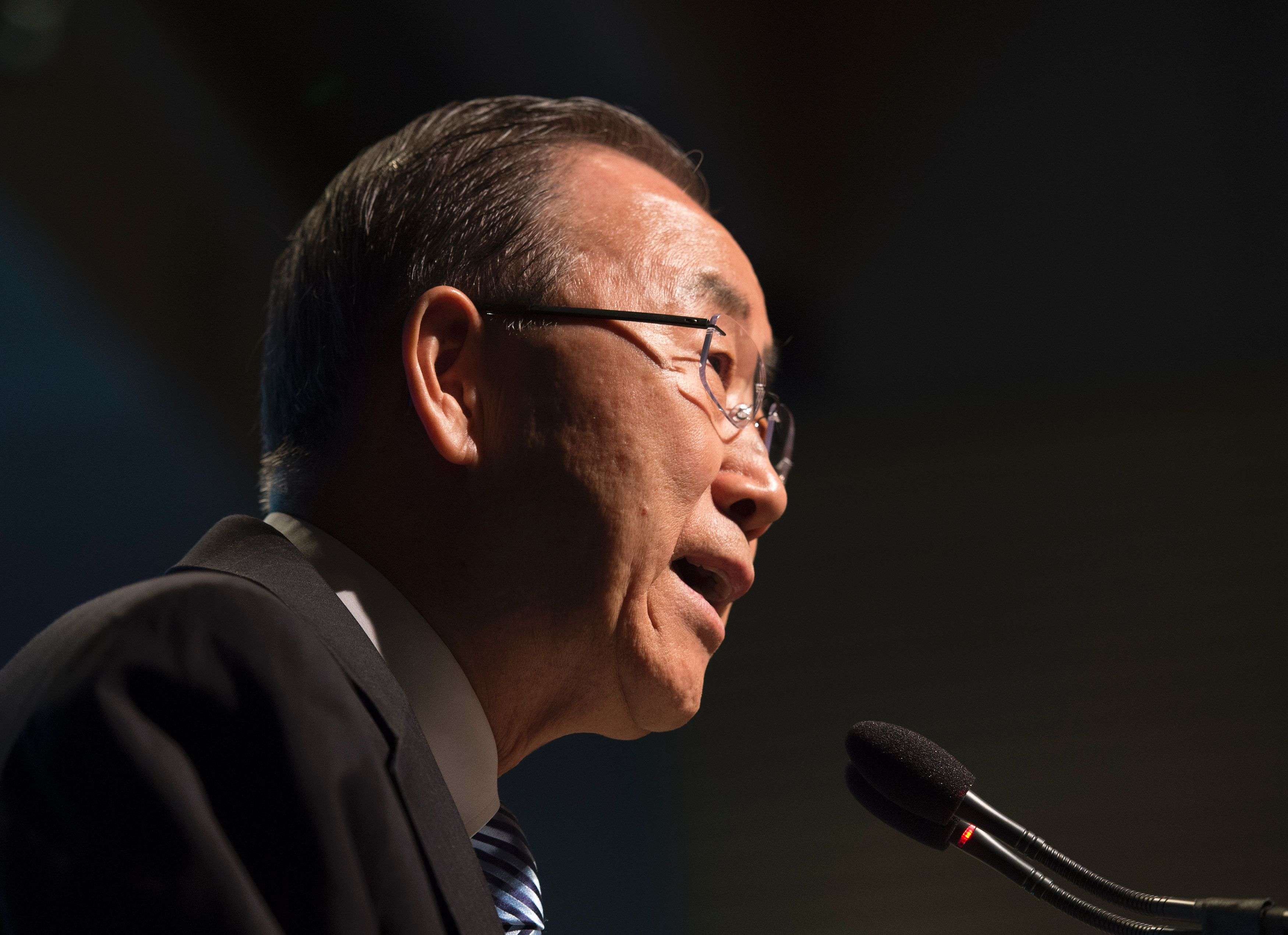 Former UN secretary general Ban Ki-moon. Photo: AFP