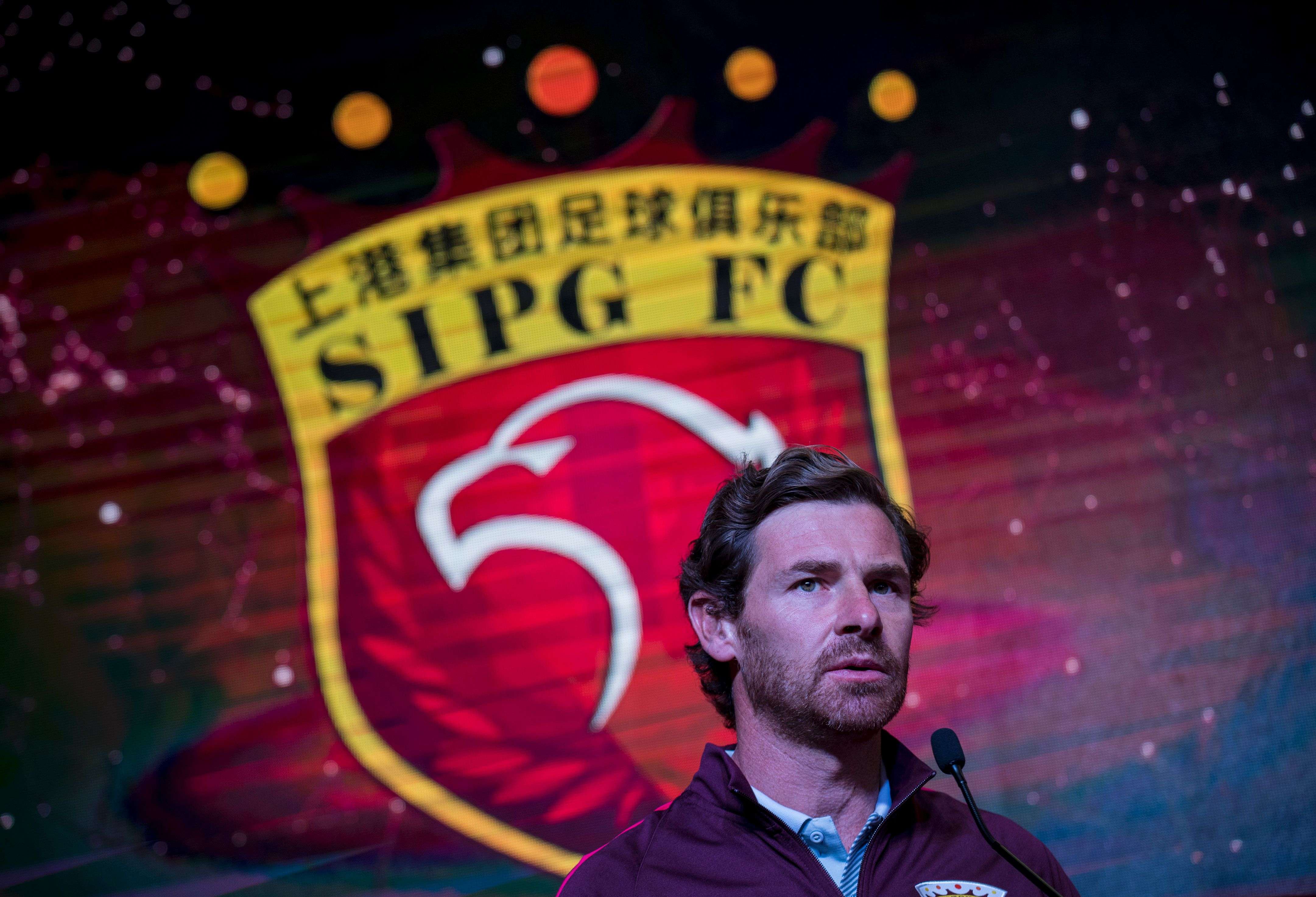 Shanghai SIPG manager Andre Villas-Boas. Photos: AFP