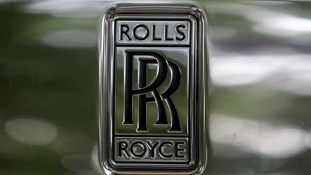 The emblem on the front of a Rolls- Royce car at a show room in London. Photo:Kirsty Wigglesworth/AP