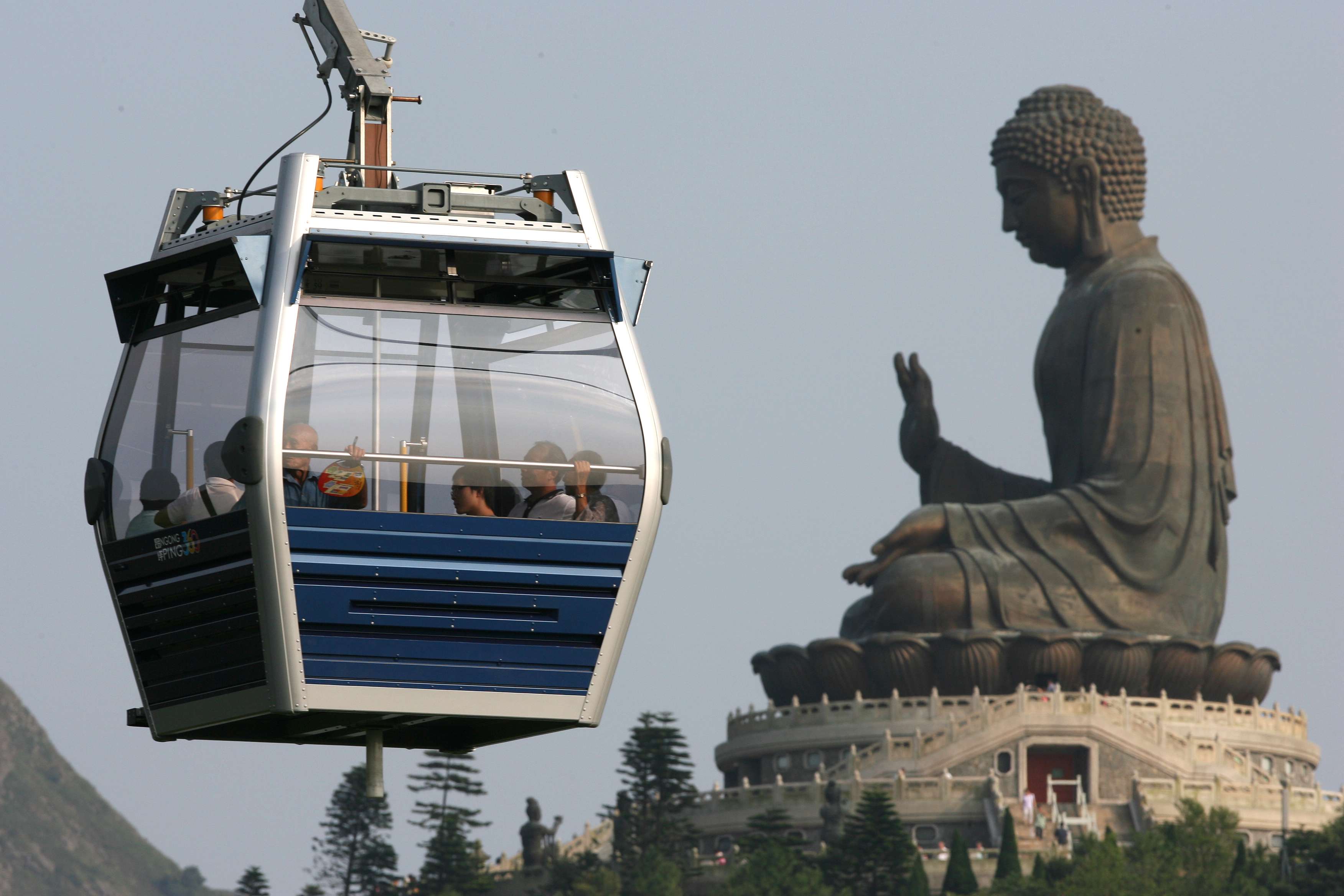 The cable car is now closed for five months to replace cables. Photo: Robert Ng