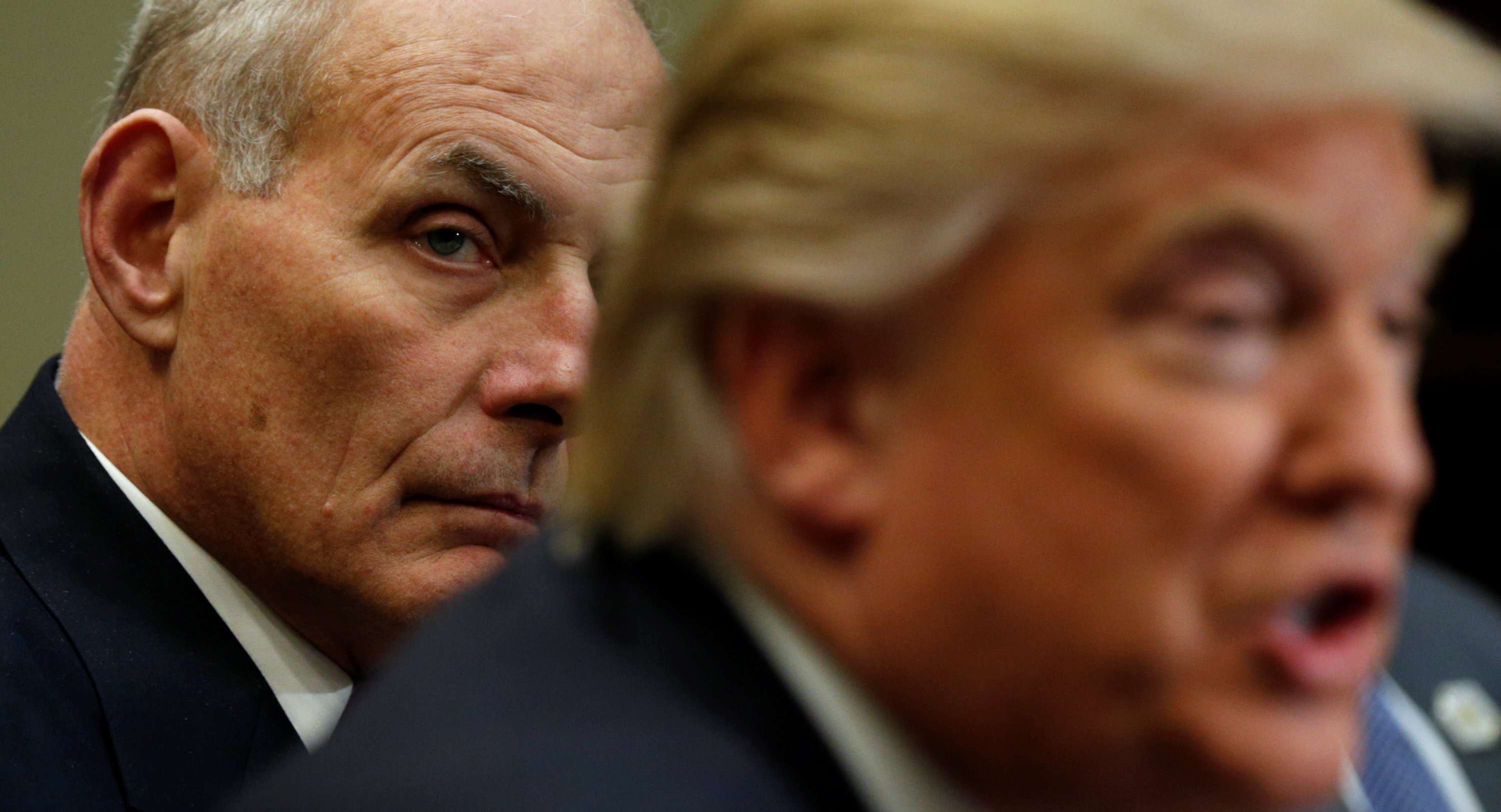 Secretary for Homeland Security John Kelly listens to US President Donald Trump during a meeting with cybersecurity experts in the White House in Washington last month. The biggest difference between American soldiers and American civilians is that the former learnt the right lessons from Vietnam. Men such as Kelly, James Mattis and H. R. McMaster belong to the generation that rethought the American way of war. Photo: Reuters