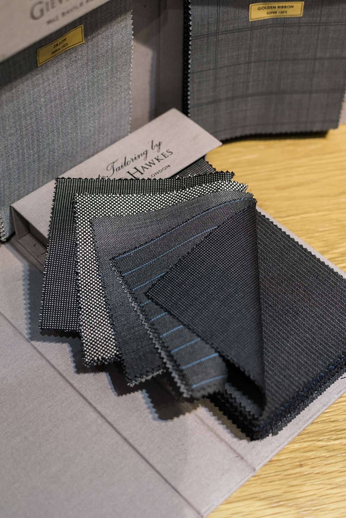 Gieves & Hawkes has opened a private tailoring store at the Mandarin Oriental Hong Kong.
