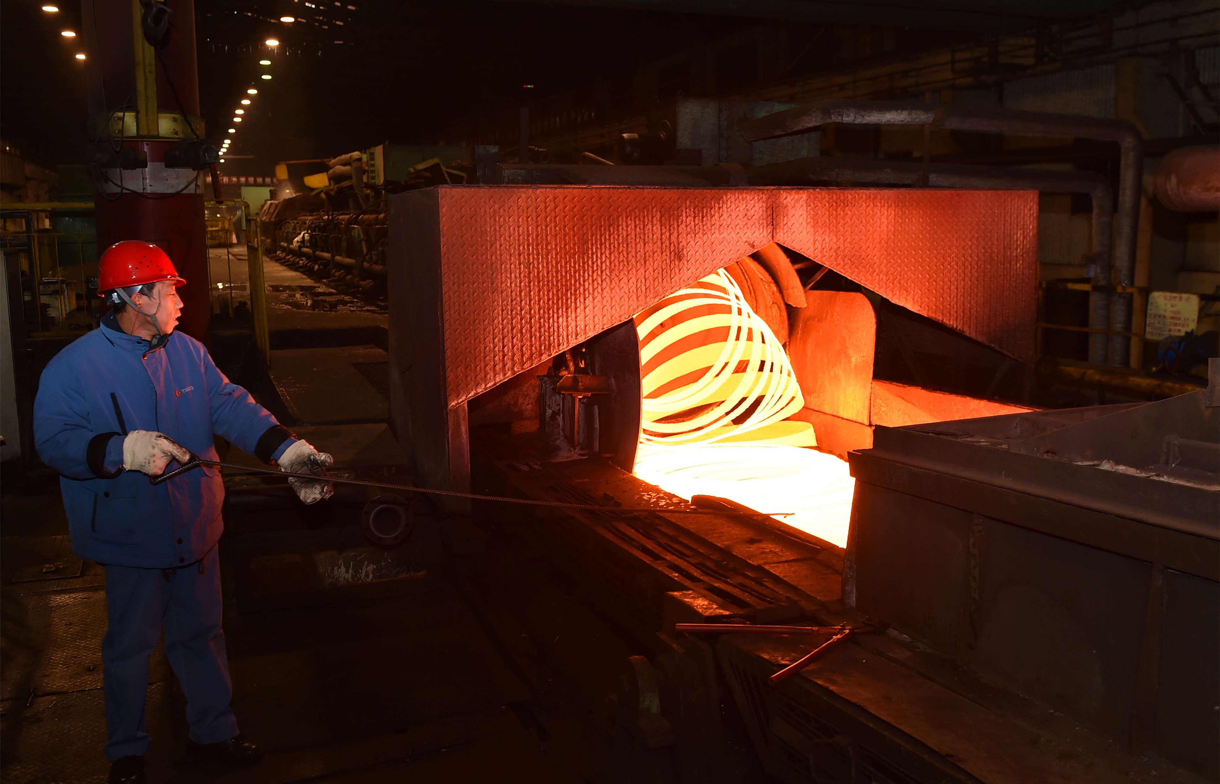 Prices of hot-rolled steel coils in China surged to more than 4,000 yuan per tonne in December from about 2,000 yuan a tonne at the beginning of 2016. Photo: Xinhua