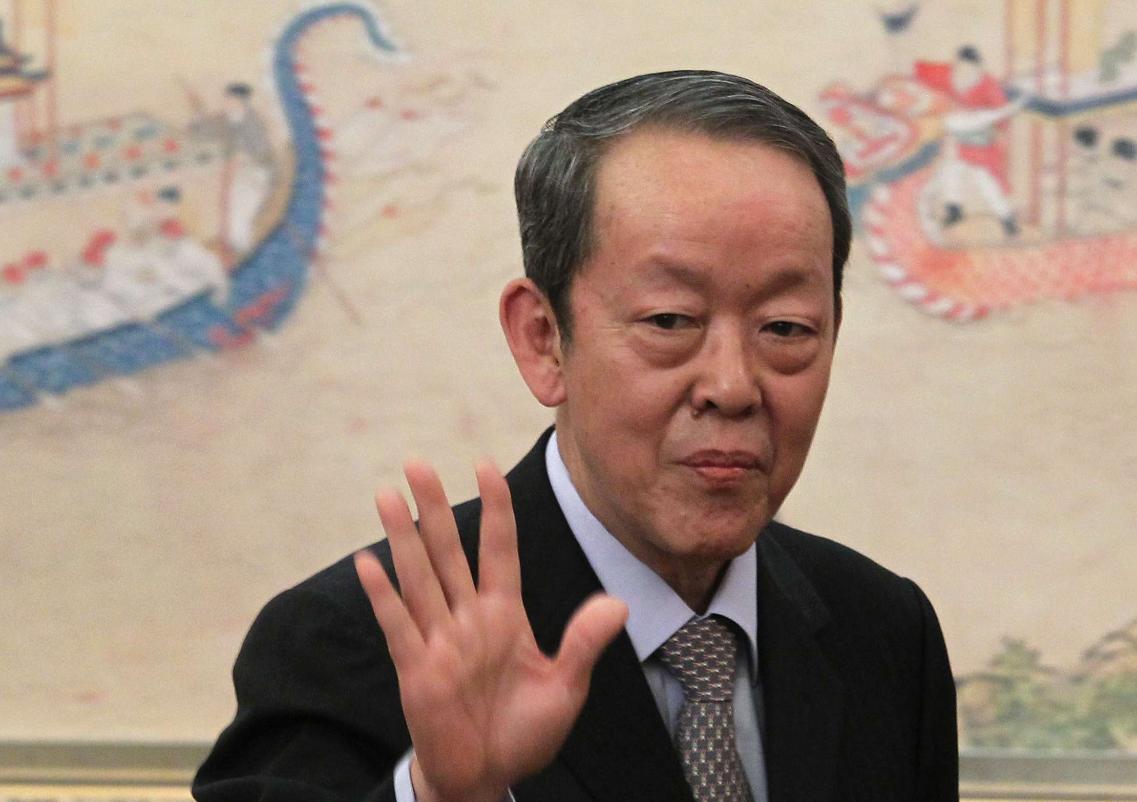 Hong Kong and Macau Affairs Office Director Wang Guangya defends Beijing’s involvement in the chief executive race. Photo: Dickson Lee