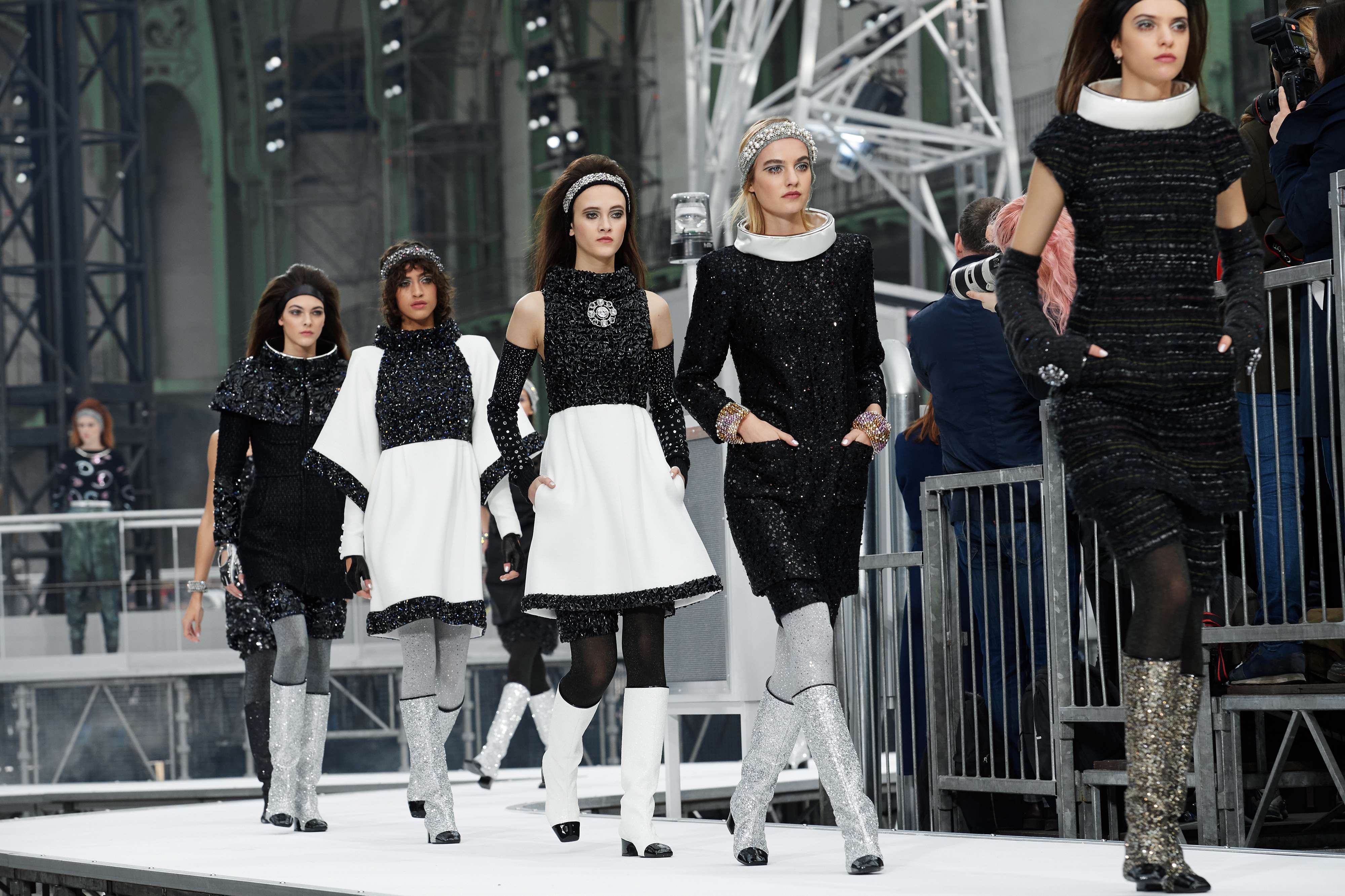 Chanel's autumn-winter 2017 collection at Paris Fashion Week