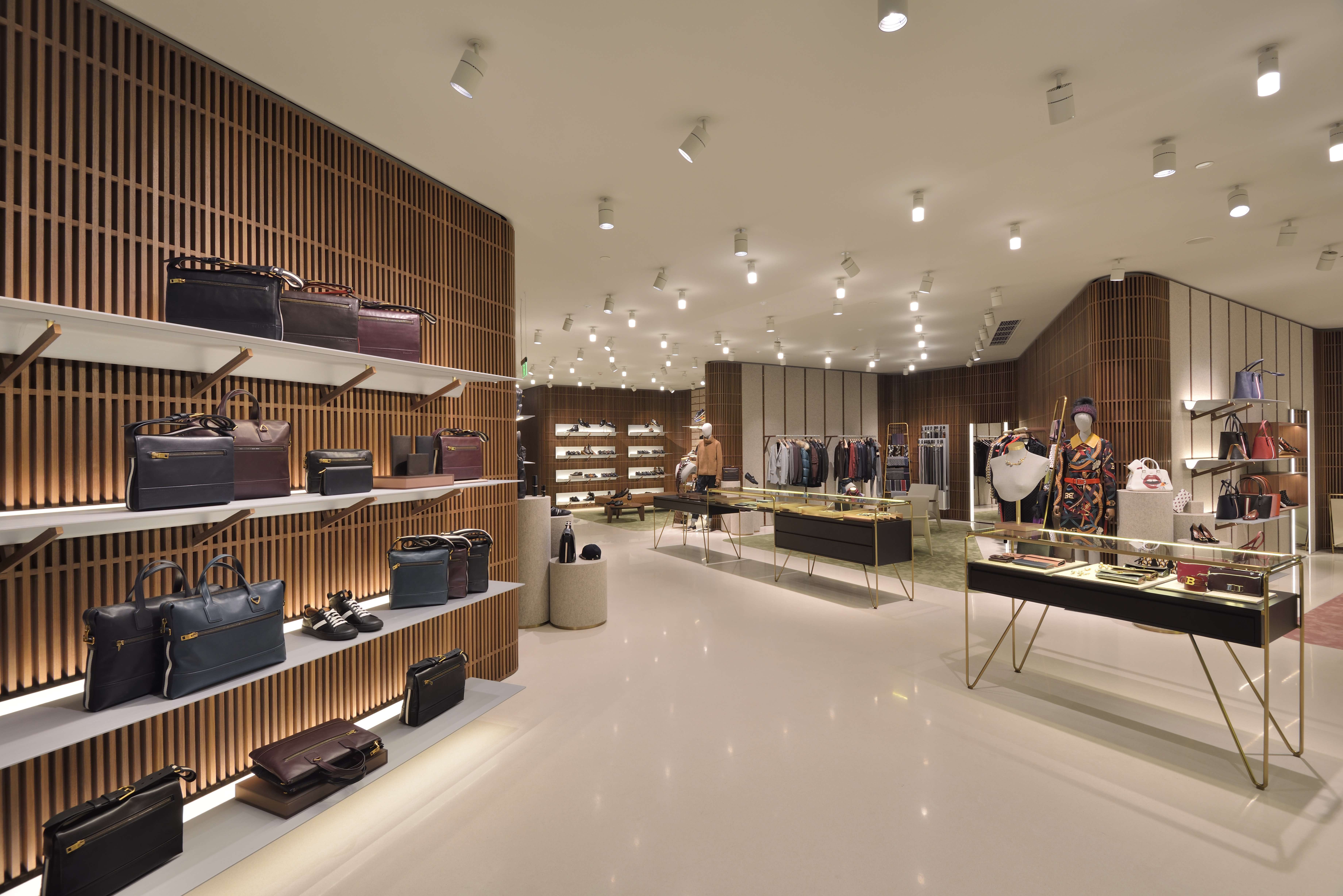 The concept store at the Shanghai IFC mall opened with autumn/winter 2016 collection displayed over 225 square metres.