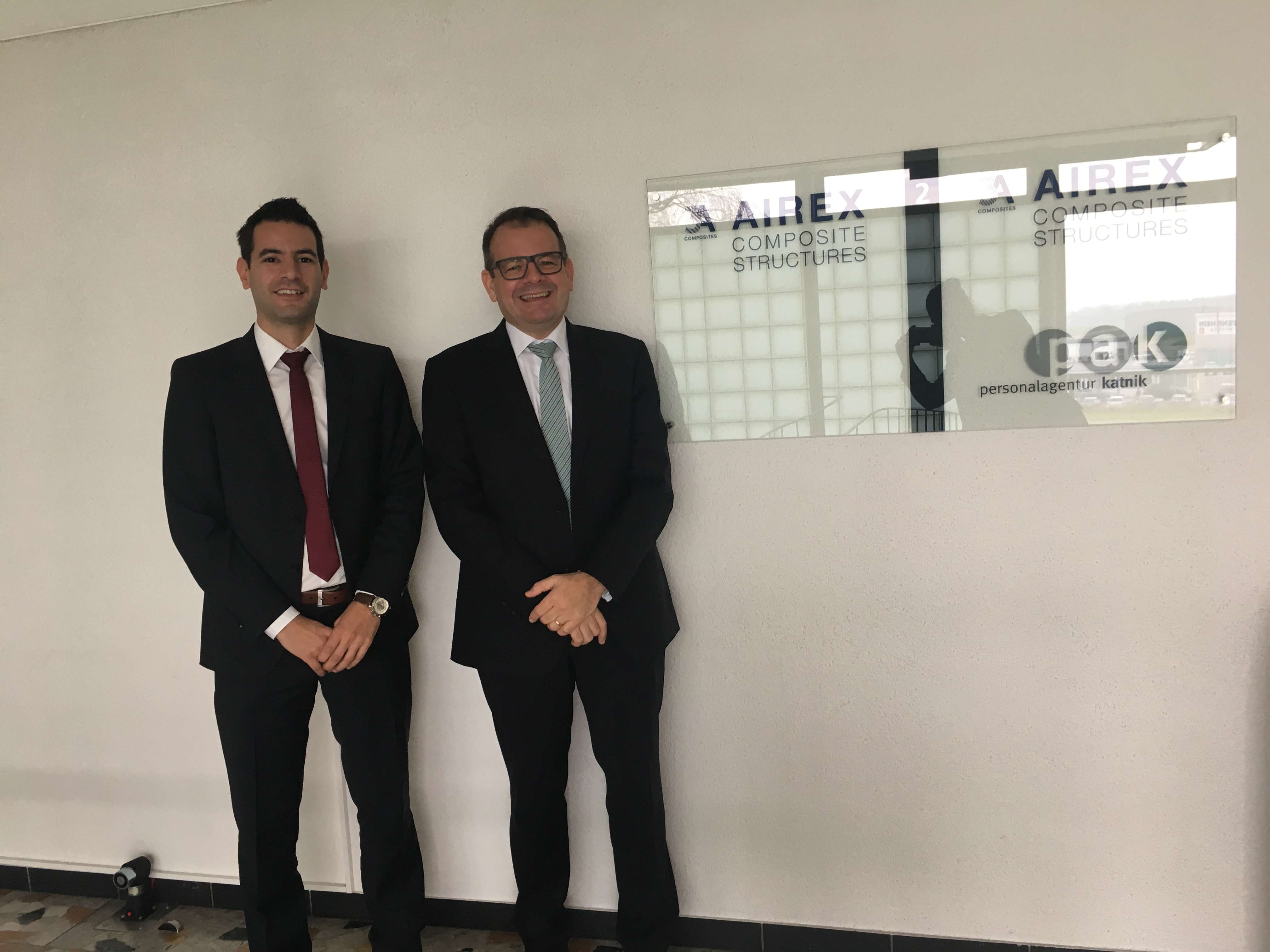(From left): Cosimo Marino, key account manager, Asia; and Dr Armin Raiber, CEO, 3AMT
