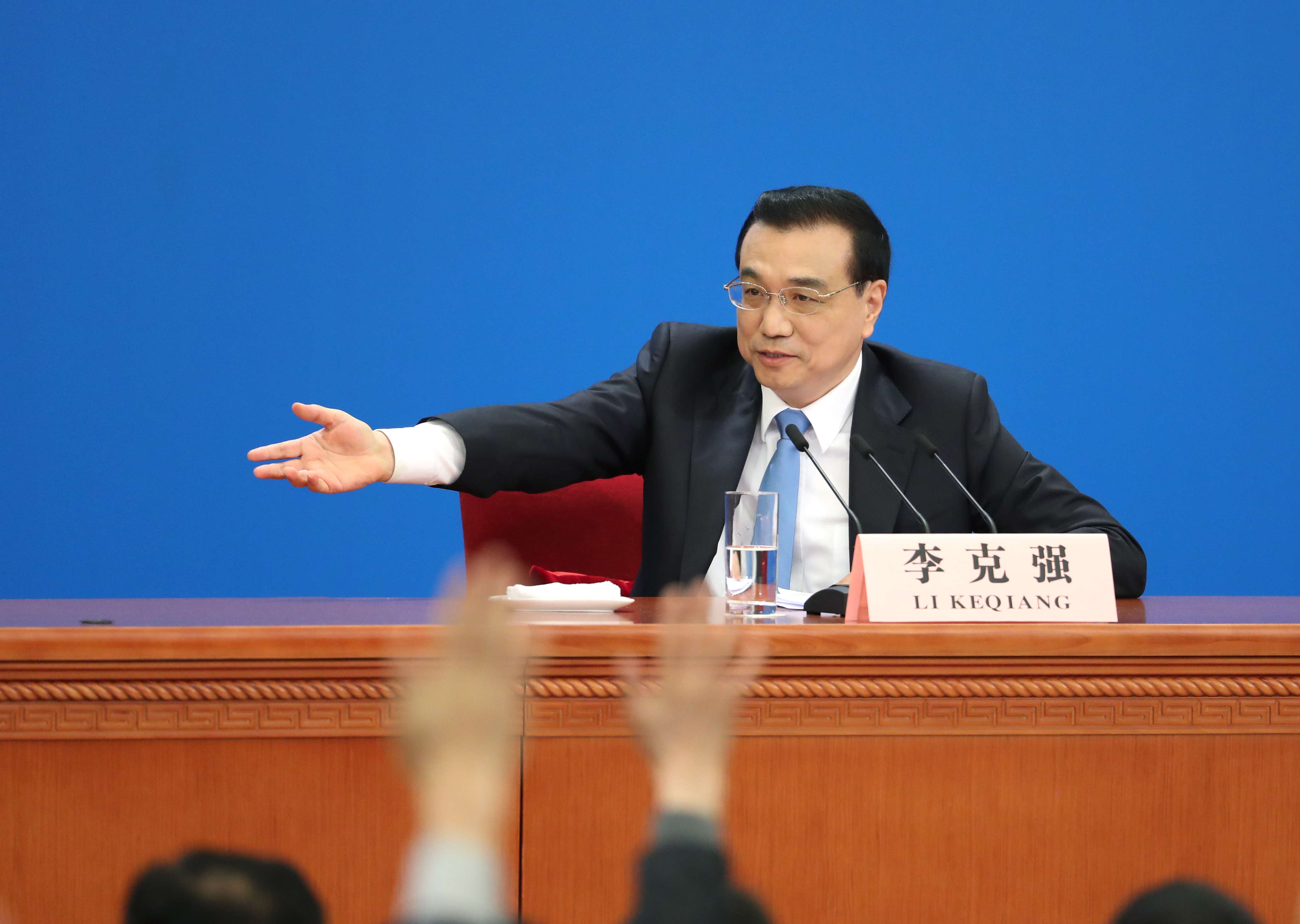 Premier Li Keqiang says China supports a strong European Union. Photo: Xinhua