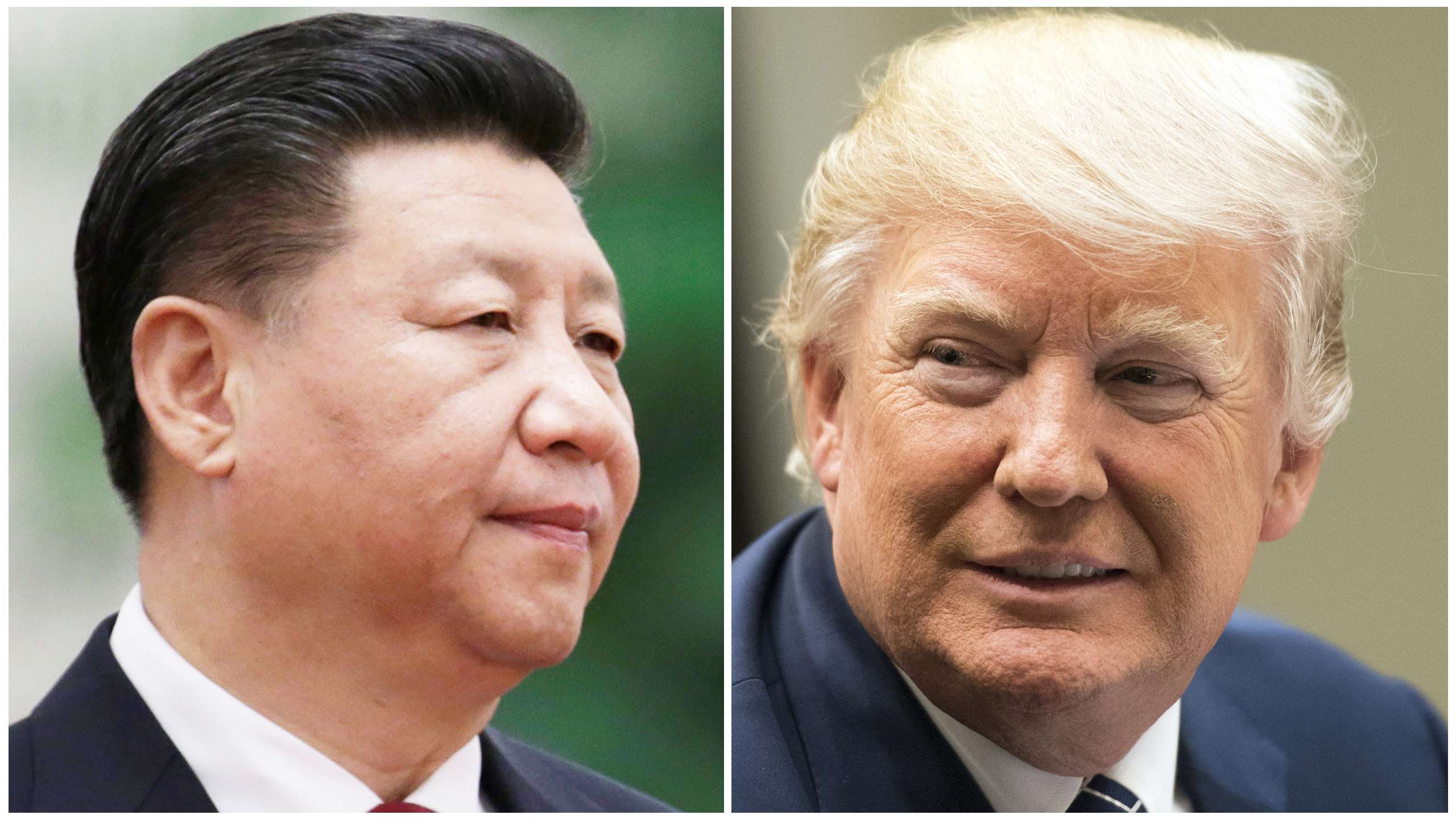 China’s President Xi Jinping; US President Donald Trump. File photos