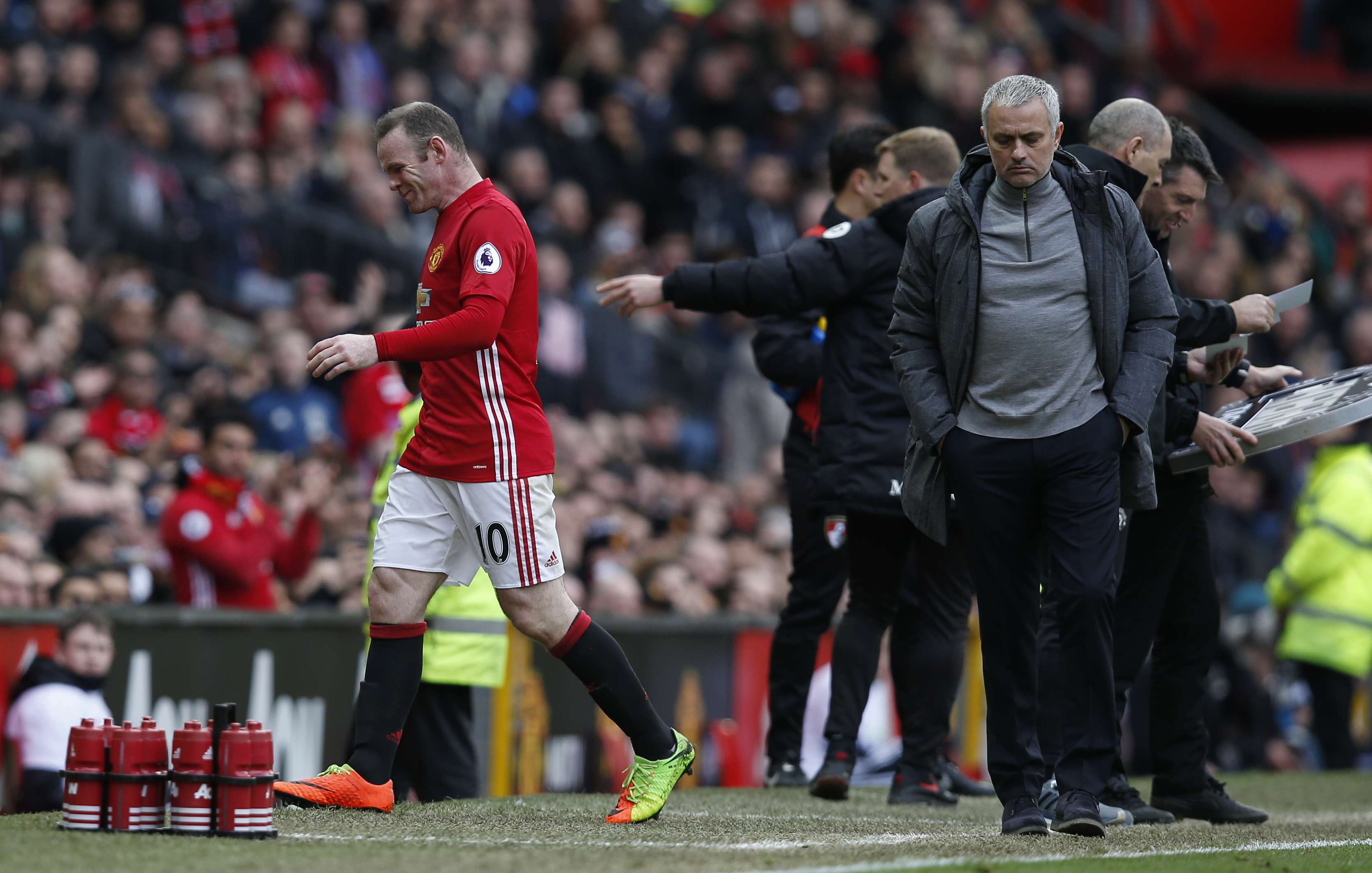 England captain Wayne Rooney has been dropped from the England squad for the first time. Photo: Reuters