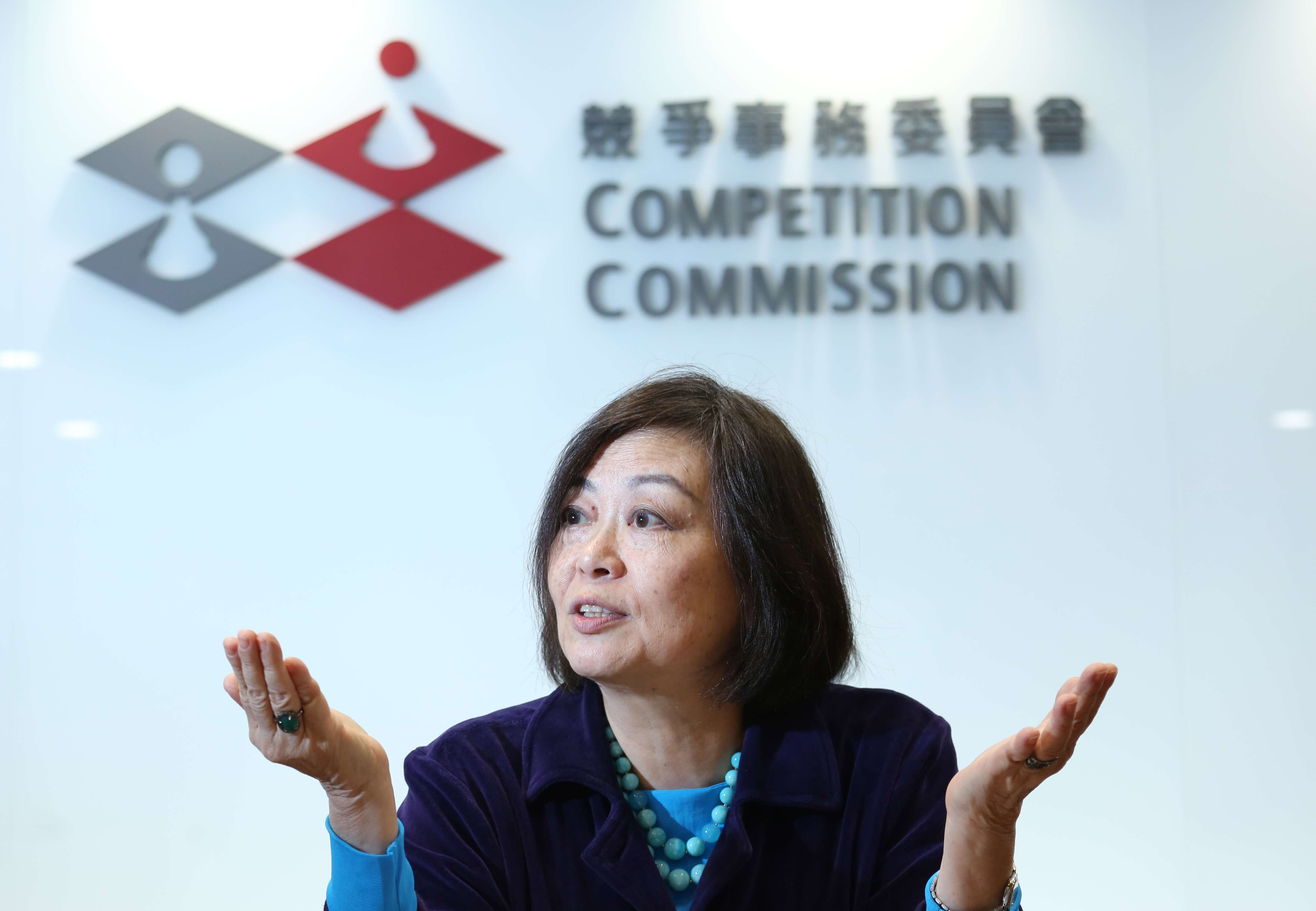 Competition Commission chairwoman Anna Wu called their action a significant milestone. Photo: Nora Tam