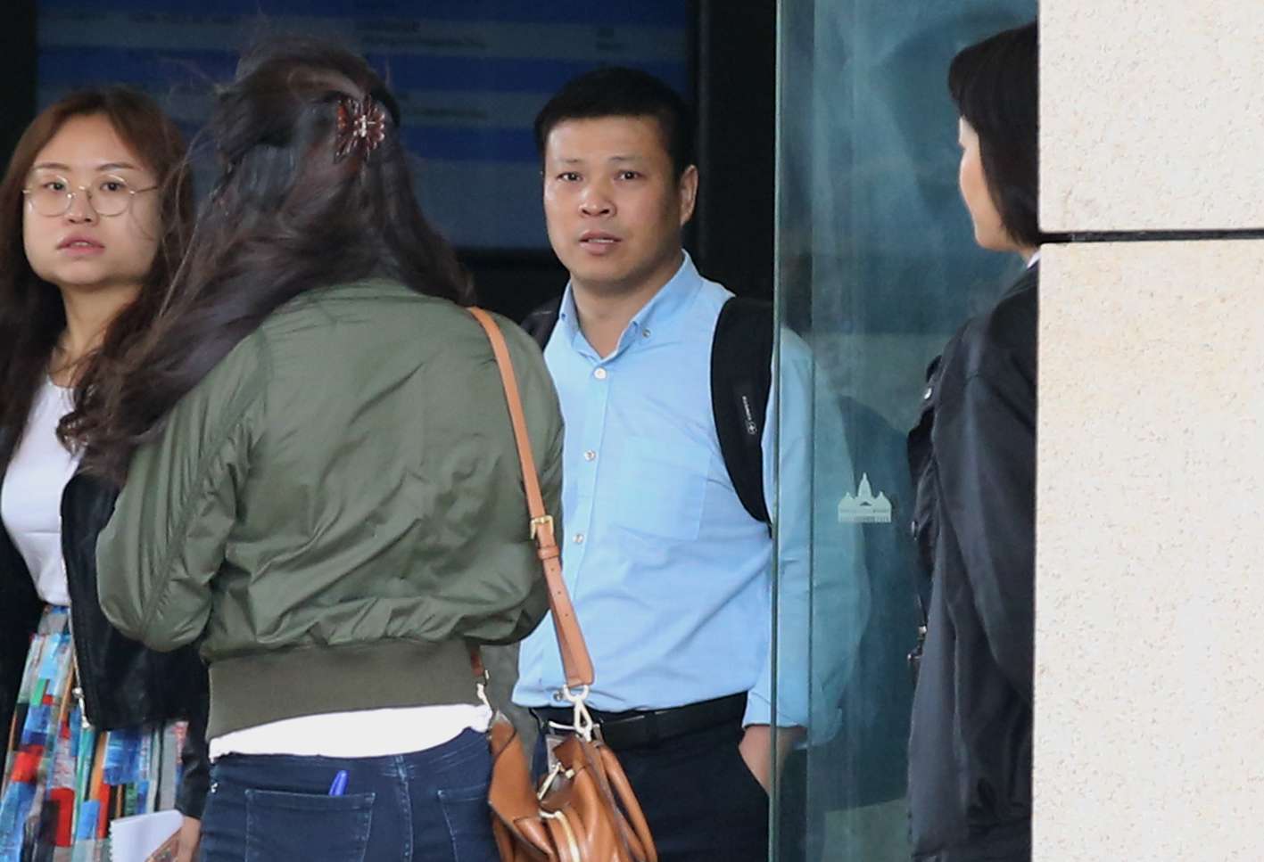 Pan Xuejun, 39, captain of the vessel that transported Singapore military vehicles into Hong Kong appears at West Kowloon Court. Photo: Edward Wong
