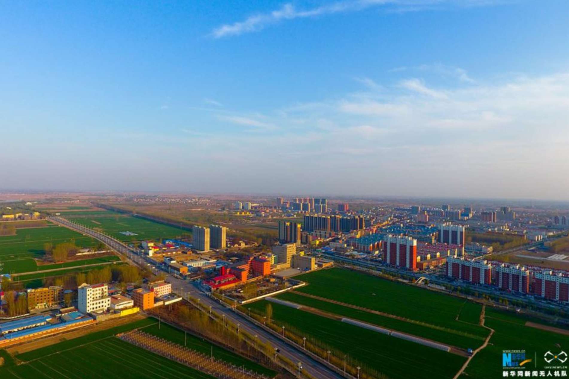 View of Xiongan New Area in Hebei Province. Stocks which are likely to benefit from the new special economic zone surged in Hong Kong on Monday. Photo: Xinhua