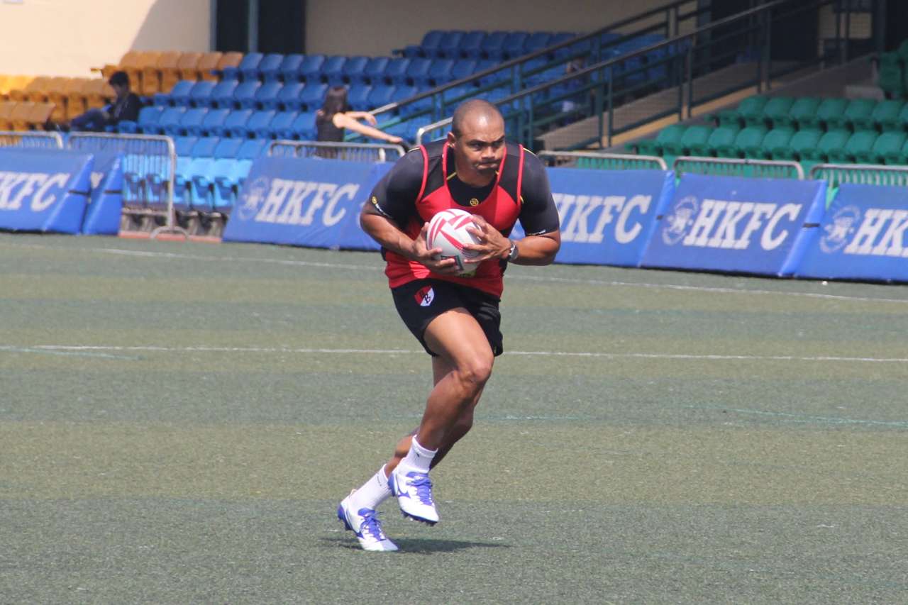 Asia Pacific Dragons winger Cornal Hendricks is ready for his first taste of 10-man rugby. Photos: HKFC Tens