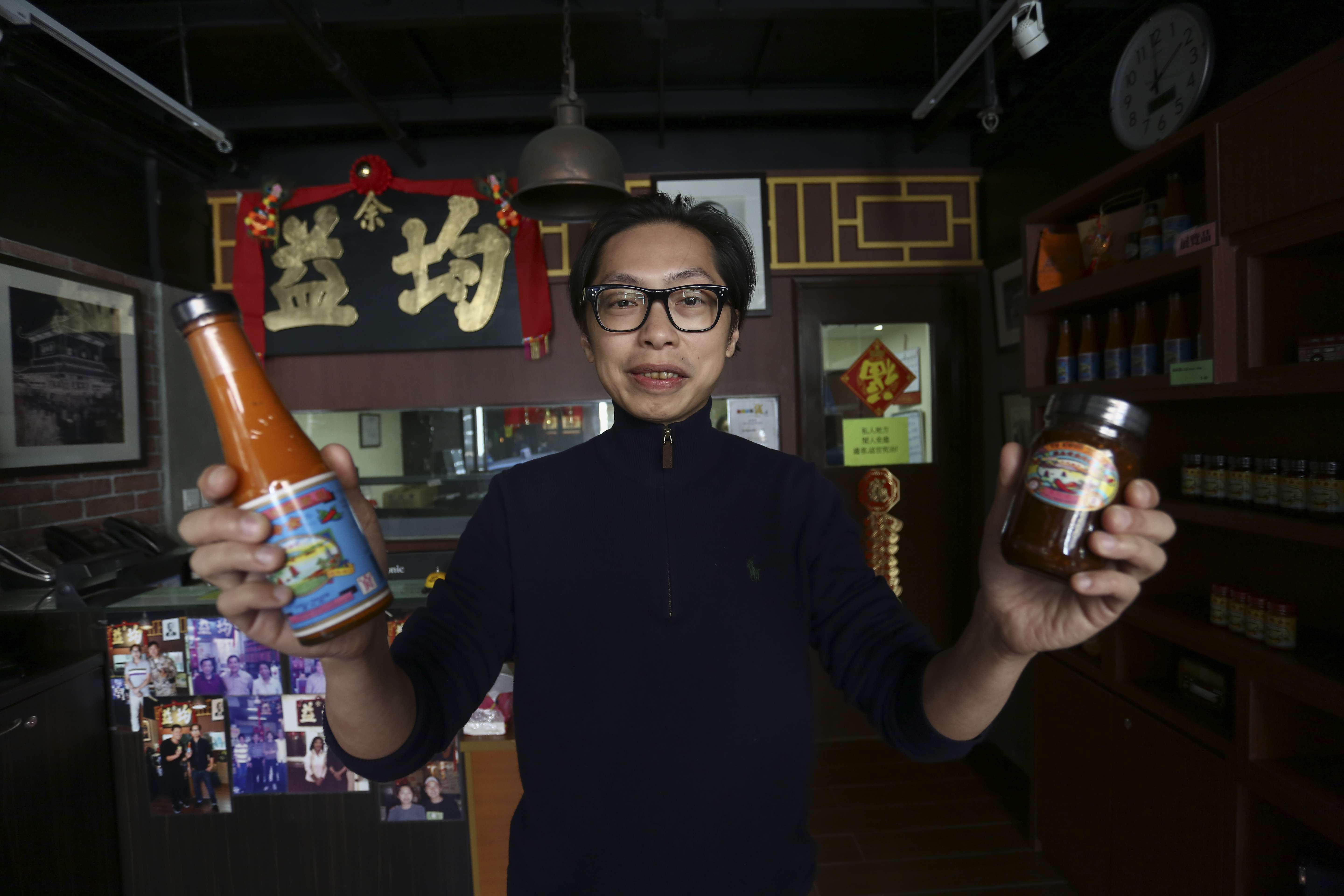 Antony Yu, at Yu Kwen Yick’s shop on Third Street, Sai Ying Pun. Pictures: Jonathan Wong