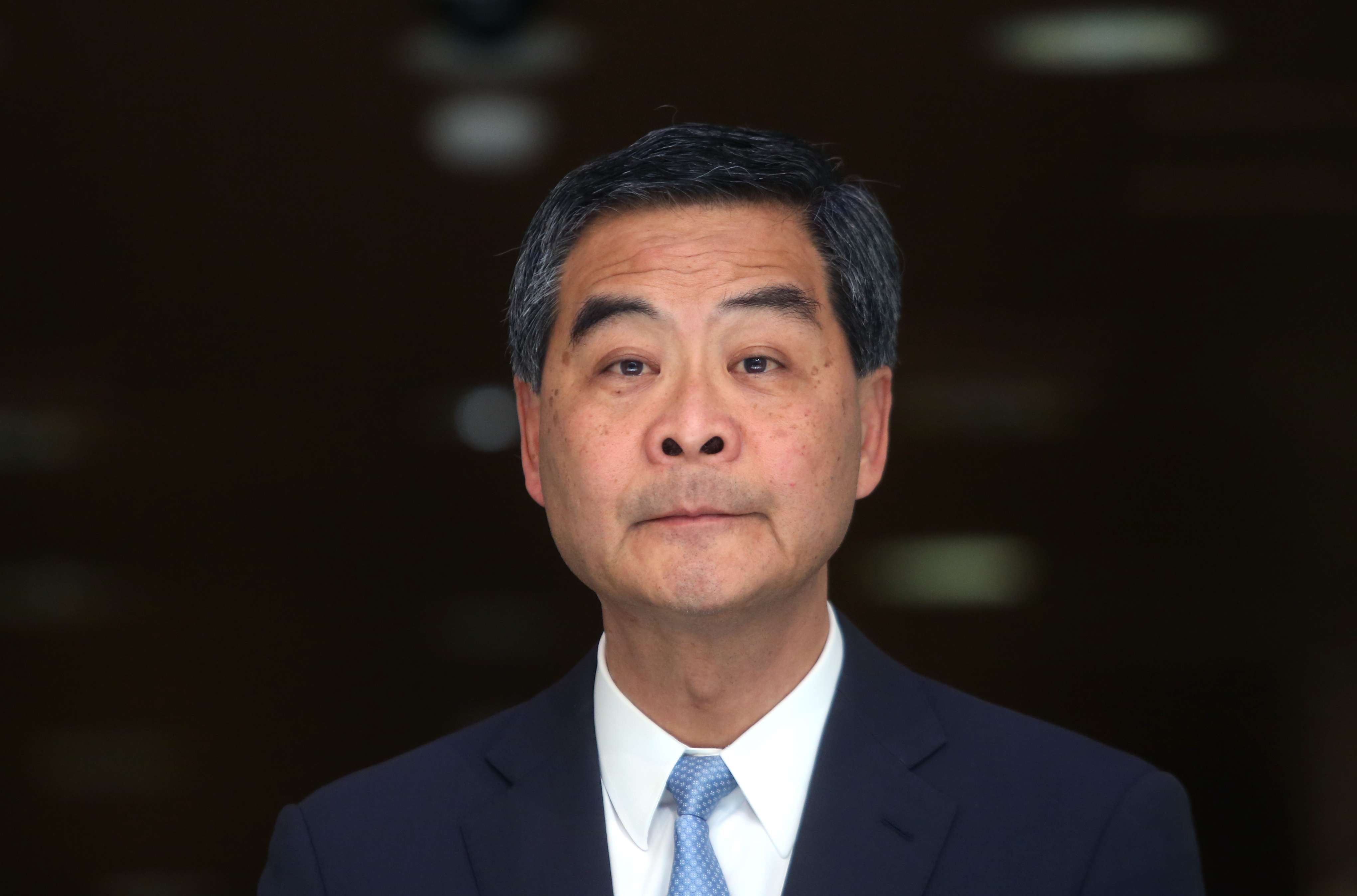 Chief Executive Leung Chun-ying has hit back at a university student who claimed that Beijing had encroached on the city’s autonomy. Photo: Sam Tsang
