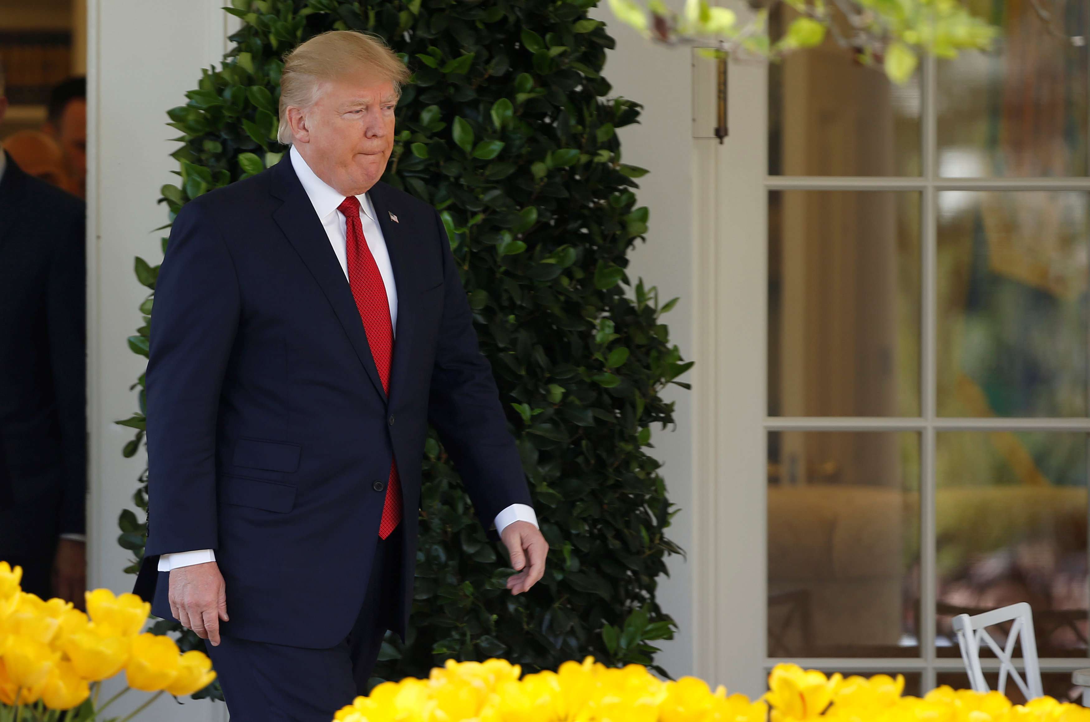 US President Donald Trump, seen here at the White House on Tuesday, says he gave his Chinese counterpart Xi Jinping an ultimatum in their meeting last week. Photo: Reuters