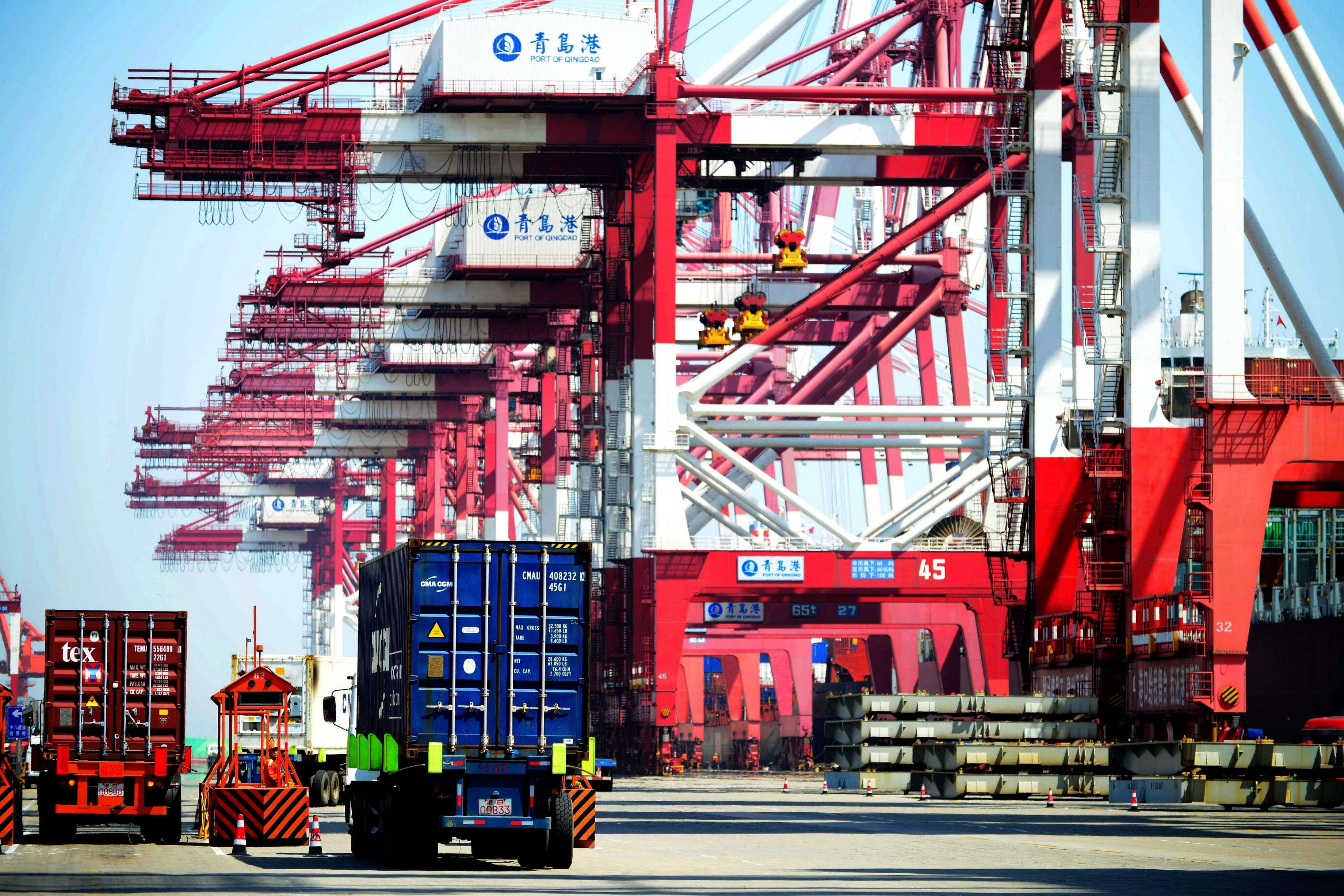 China’s GDP grew 6.9 per cent in the first quarter on year, according to data from the National Bureau of Statistics. Photo: AFP