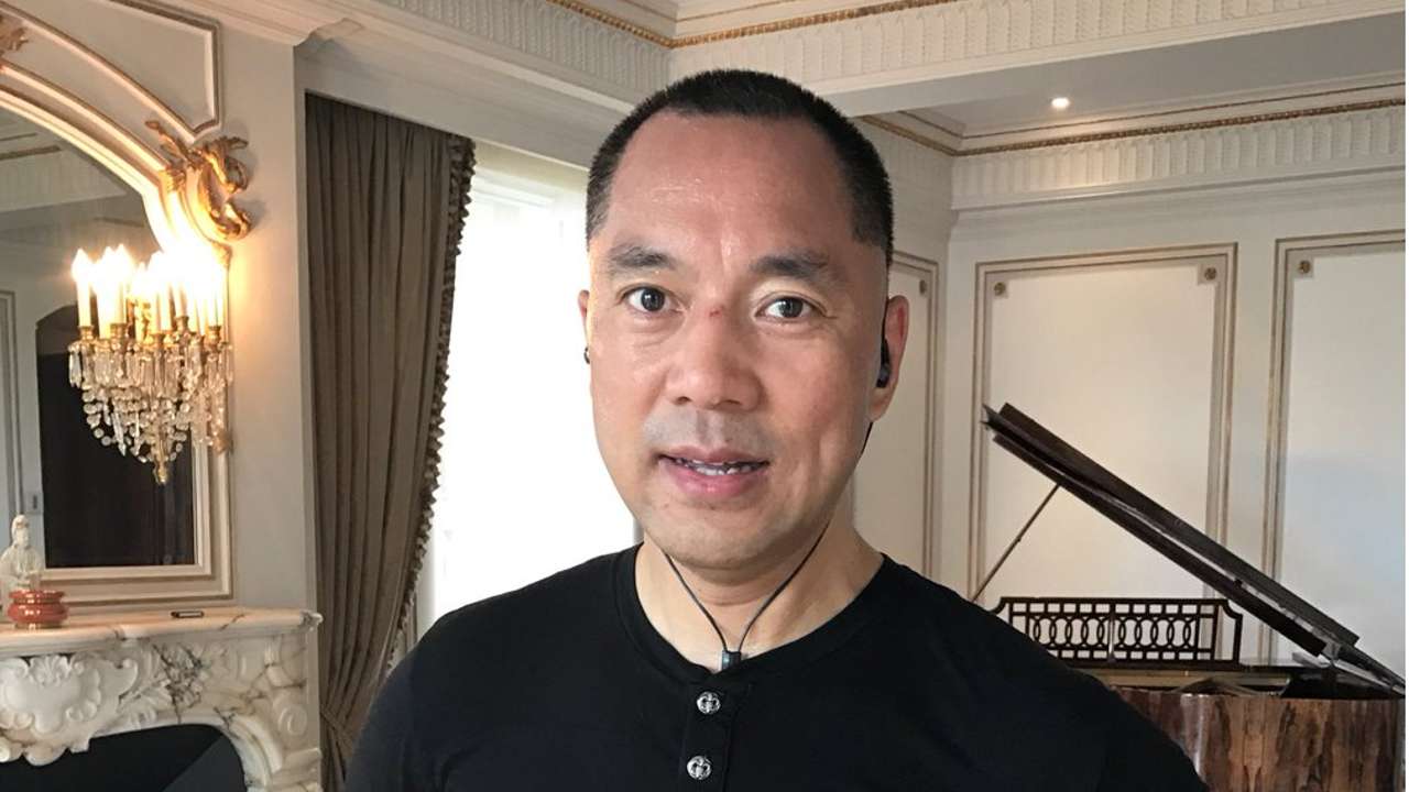 Creditors put fugitive Guo Wengui's dragon head-shaped Pangu Plaza