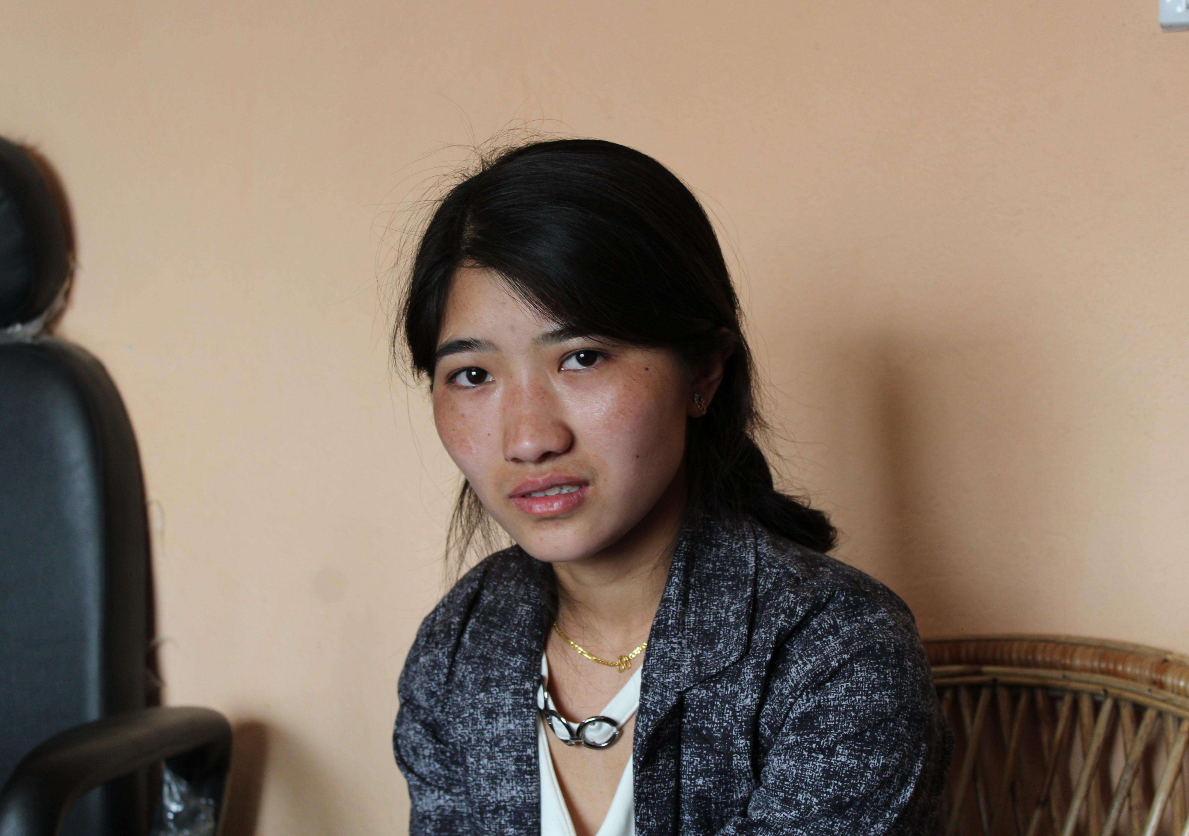 Kabita Tamang, 23, was convinced after the quakes by a distant relative to fly to Kurdistan, which she mistakenly believed was a prosperous European nation. Photo: Kyodo