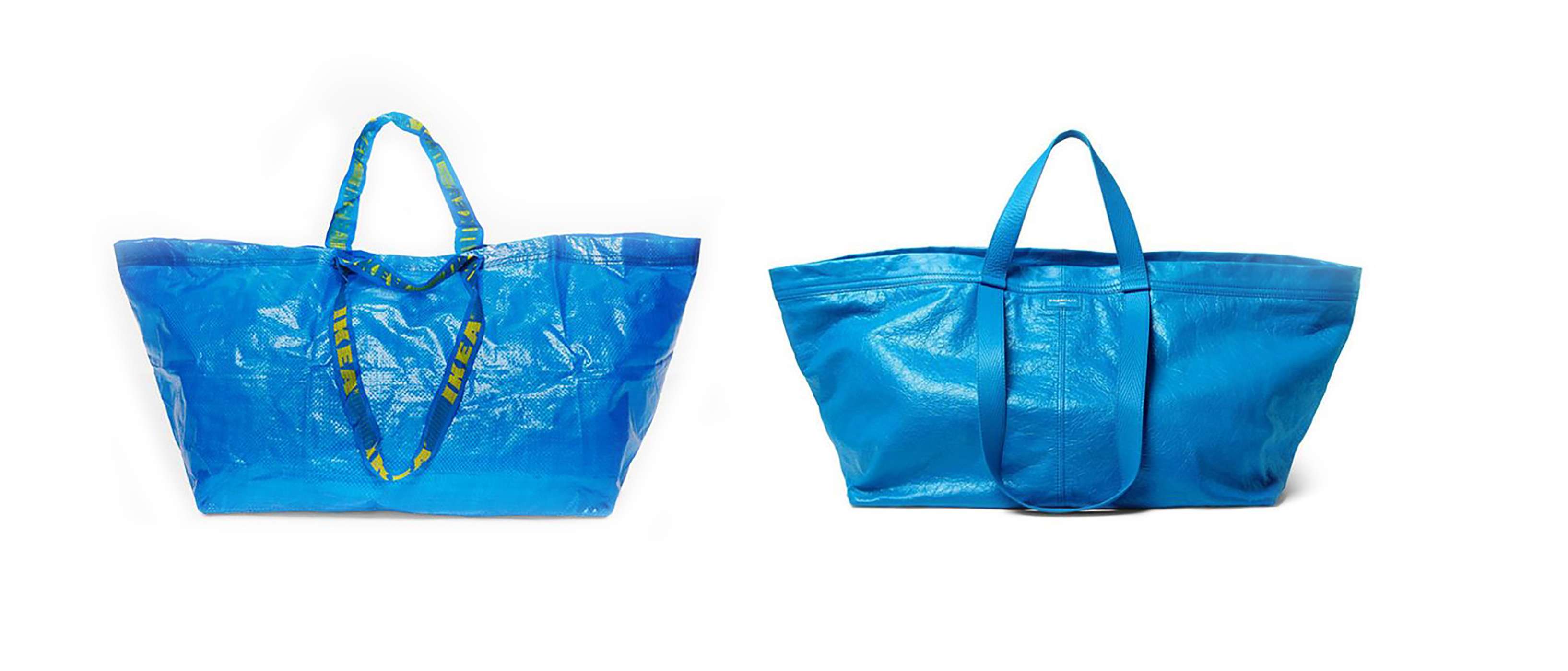 Balenciaga's new leather tote bears a striking resemblance to Ikea’s shopping bag