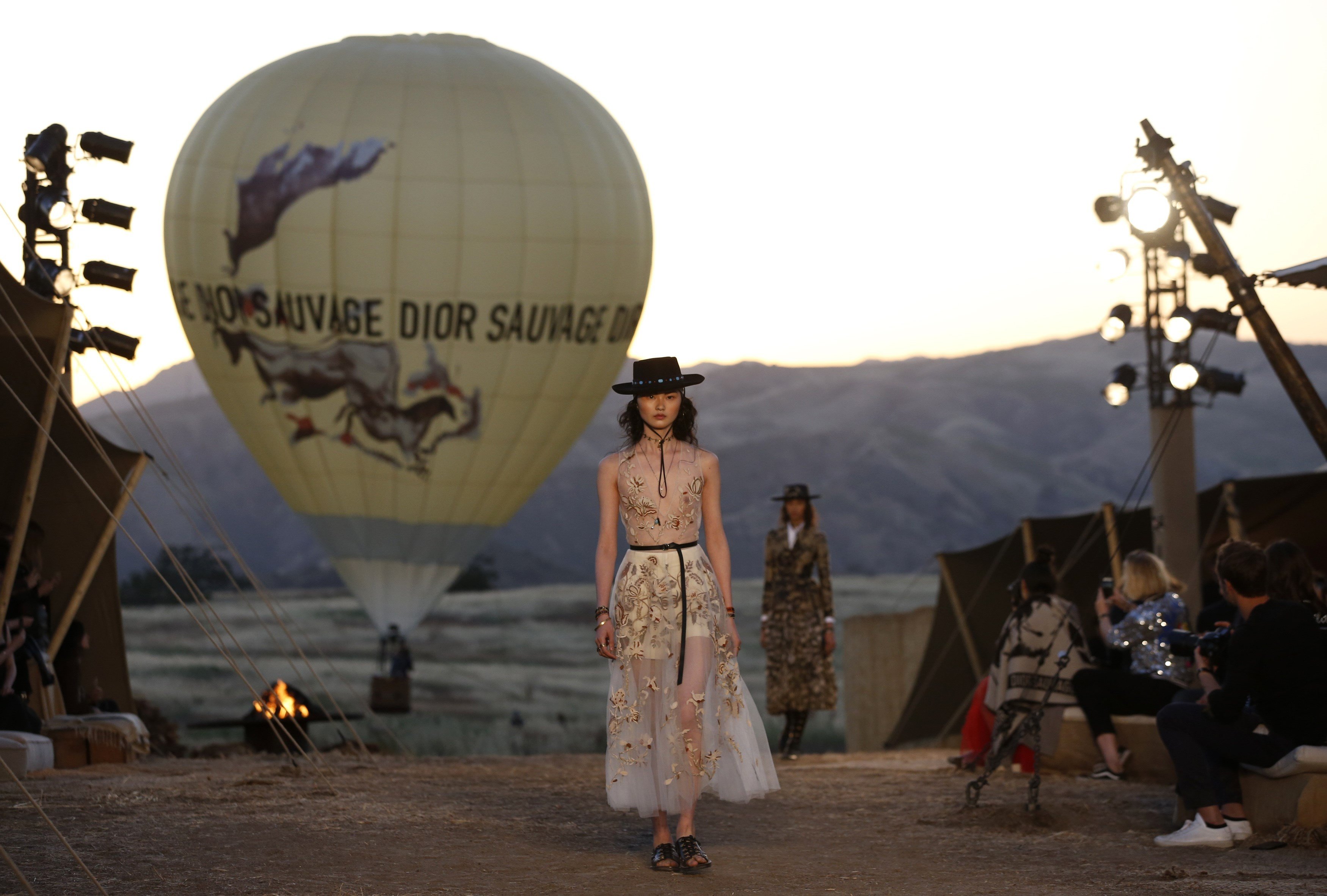Maria Grazia Chiuri ‘s first cruise collection for Dior show in Los Angeles. Photo: Reuters