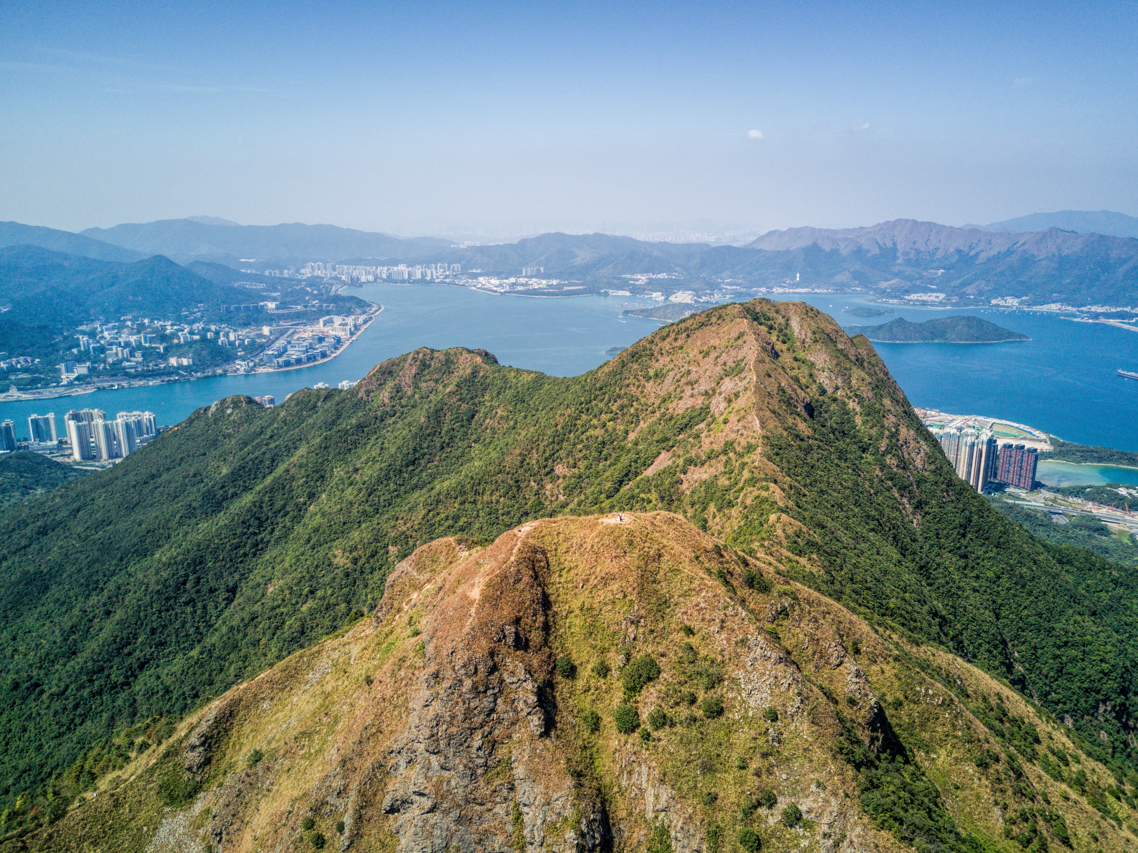 It’s a steep haul to the top of one of Hong Kong’s most distinctive peaks, but the views on the way up, and from the top, are worth it, and you’ll feel a world away from the skyscrapers  below