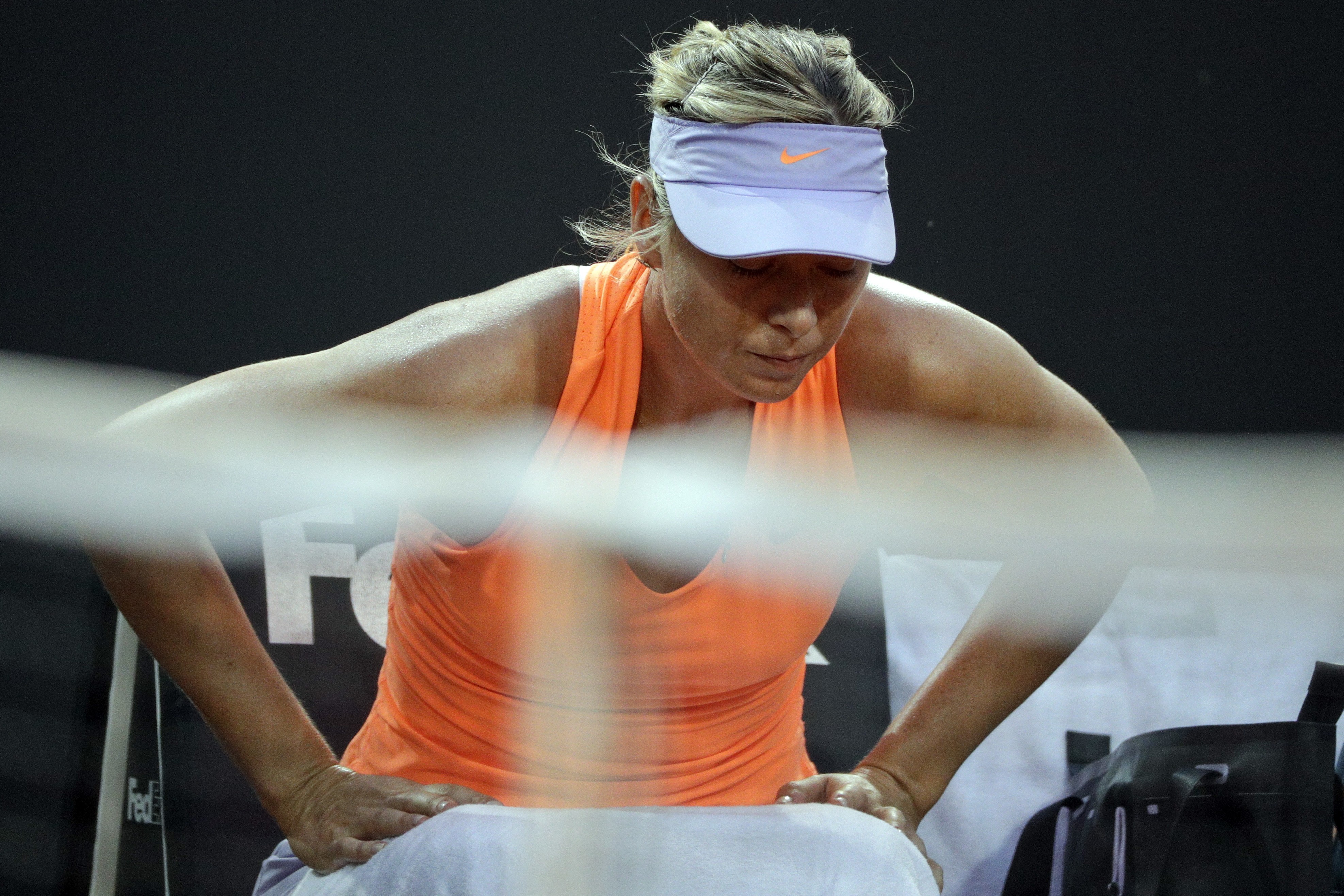 Maria Sharapova is trying to piece her career together after serving a doping ban. So far she has received little sympathy from those in the sport. Photo: AP