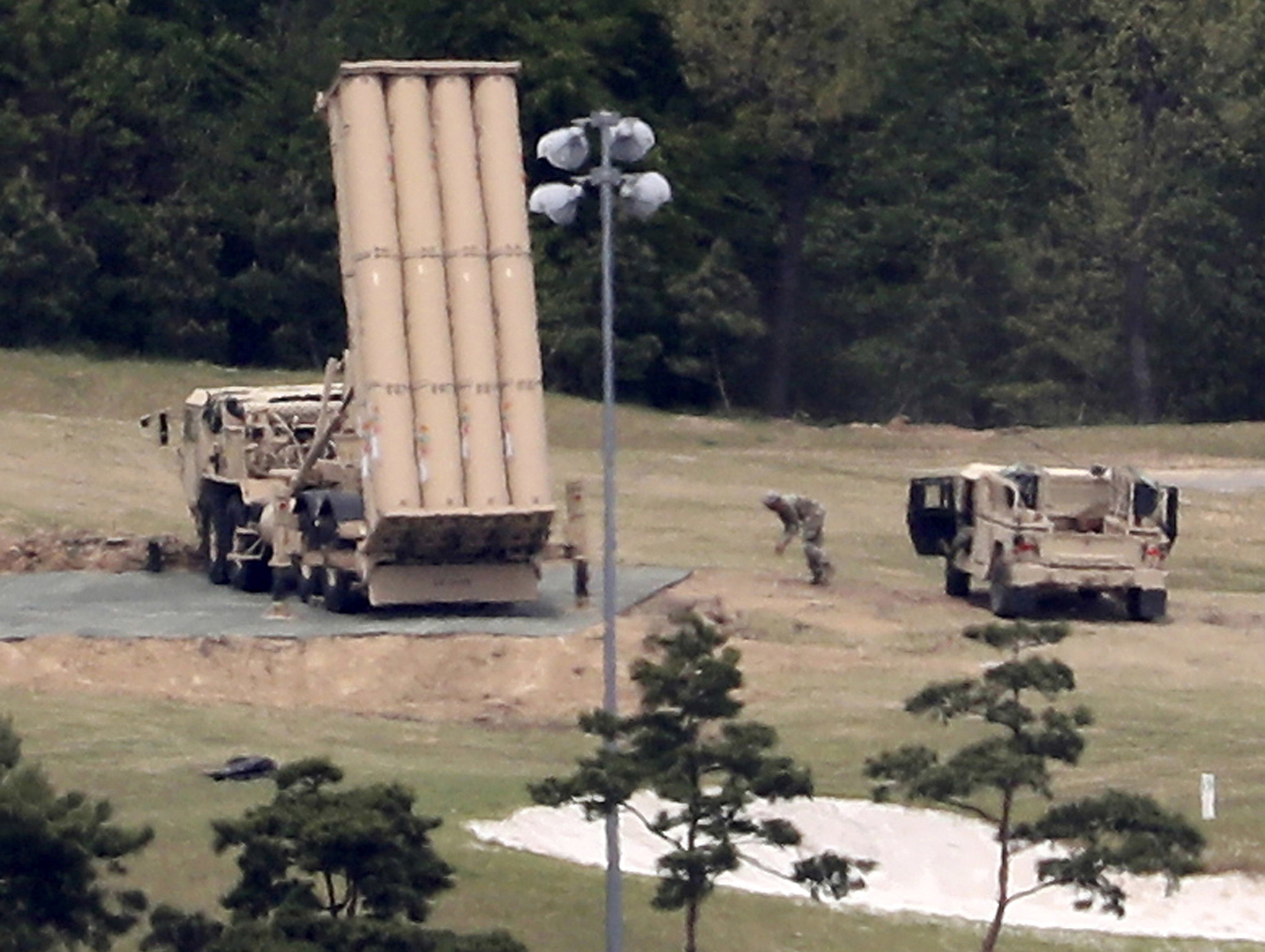 Sceptics find it hard to believe the president is really ‘shocked’ at the arrival of more parts for the US missile system; they say he’s either playing to China and North Korea, or preparing to withdraw it