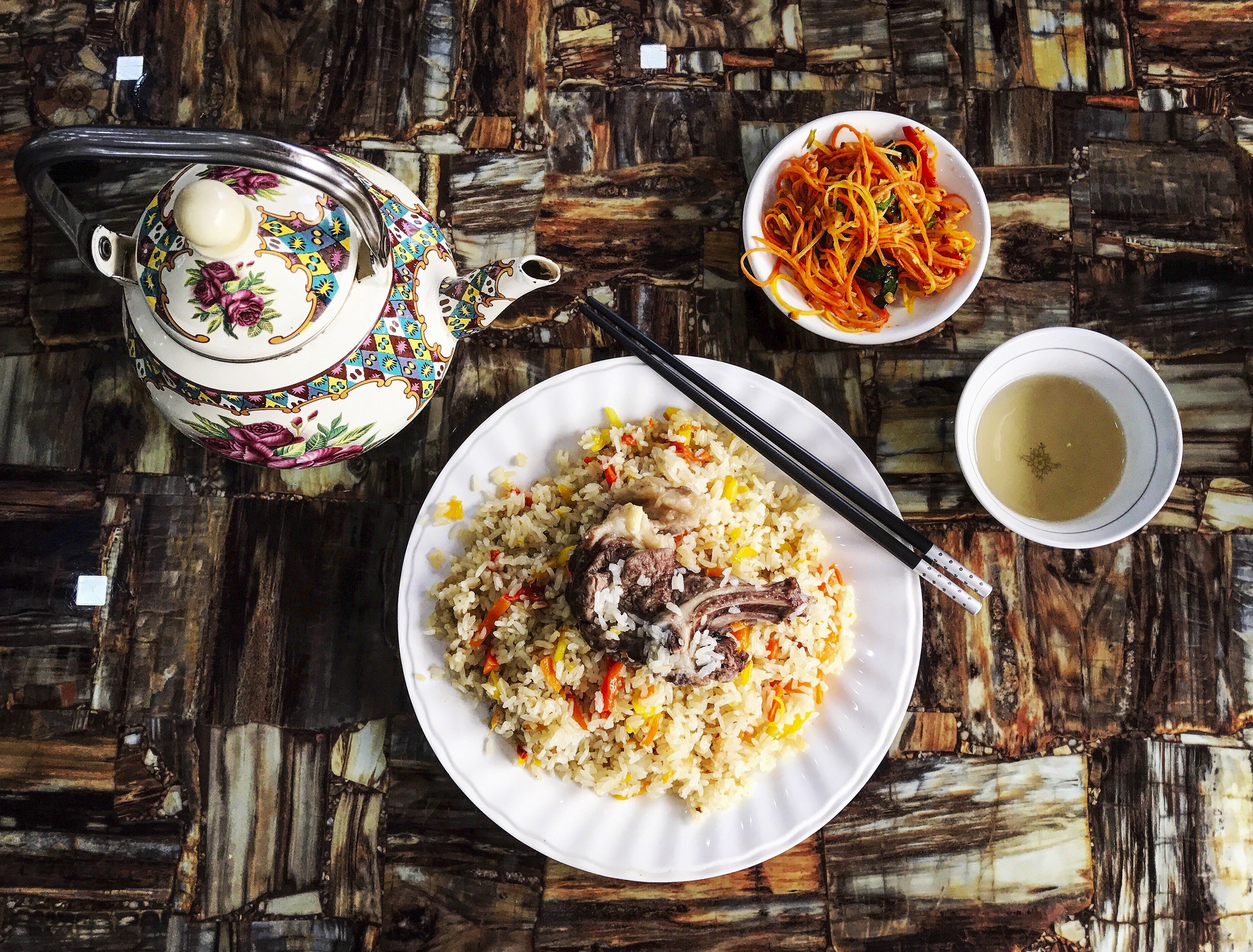 Fat tail lamb but no pork, wheat noodles and breads baked in a pit oven – the food of the Hui and the Uygurs is deliciously different to the fare found in other provinces