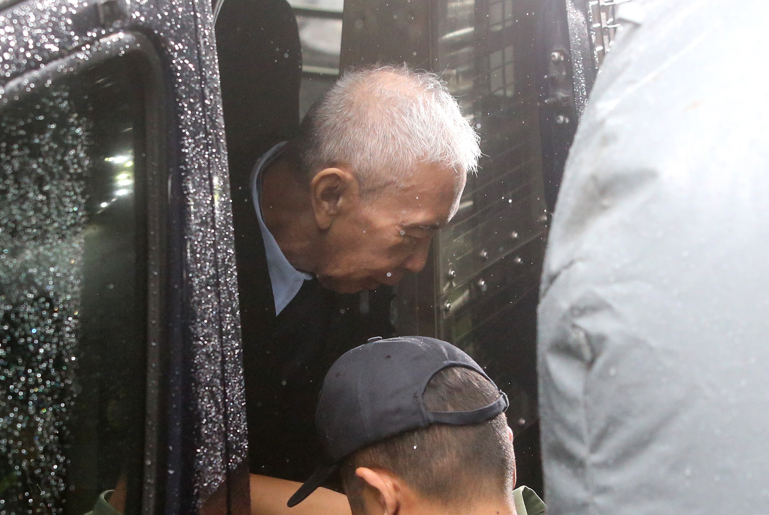 Former chief secretary Rafael Hui arrives at the Court of Final Appeal to hear the judgment. Photo: Sam Tsang