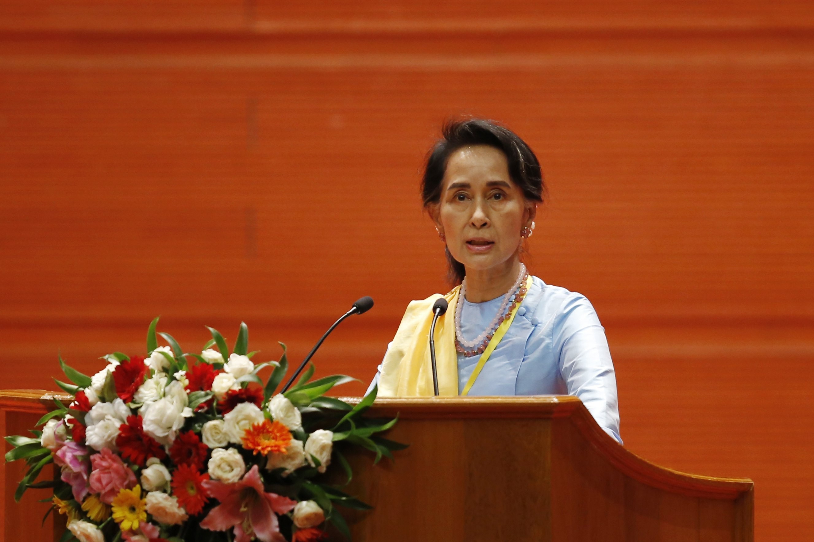 Aung San Suu Kyi has been silent on the plight of Myanmar’s Rohingya Muslim minority. Photo: EPA